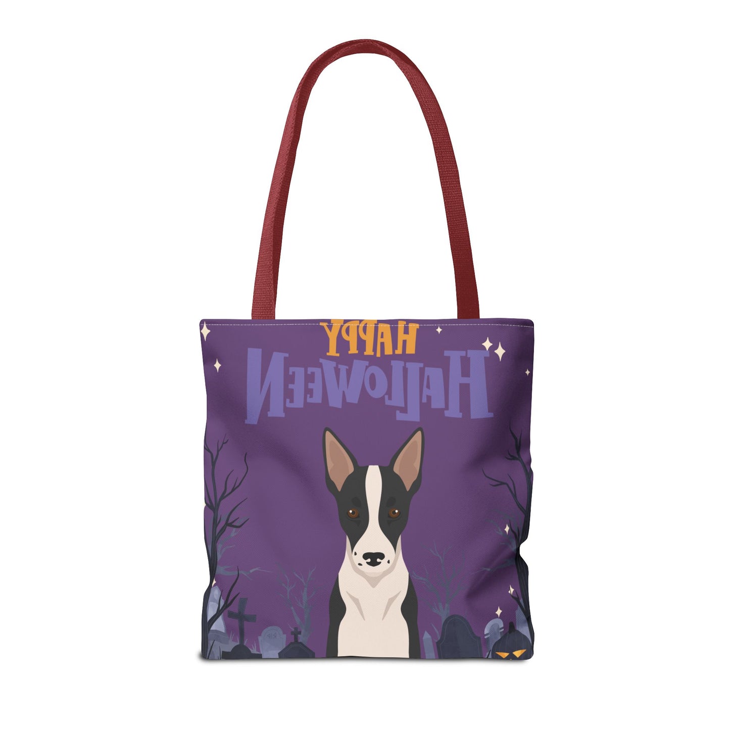Border Collie Dog Happy Halloween Tote Bag 16x16