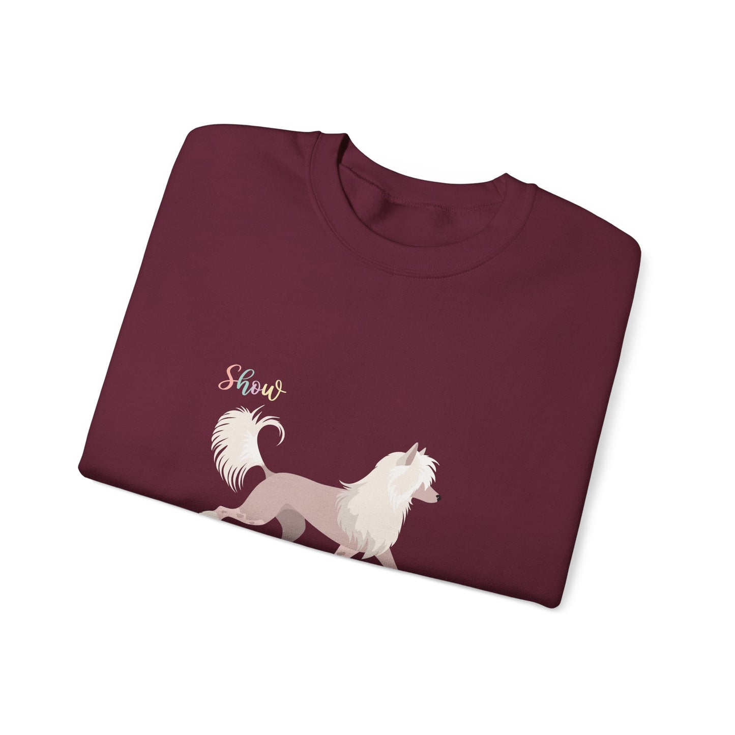 Chinese Crested Dog Dog Unisex Heavy Blend Crewneck Sweatshirt
