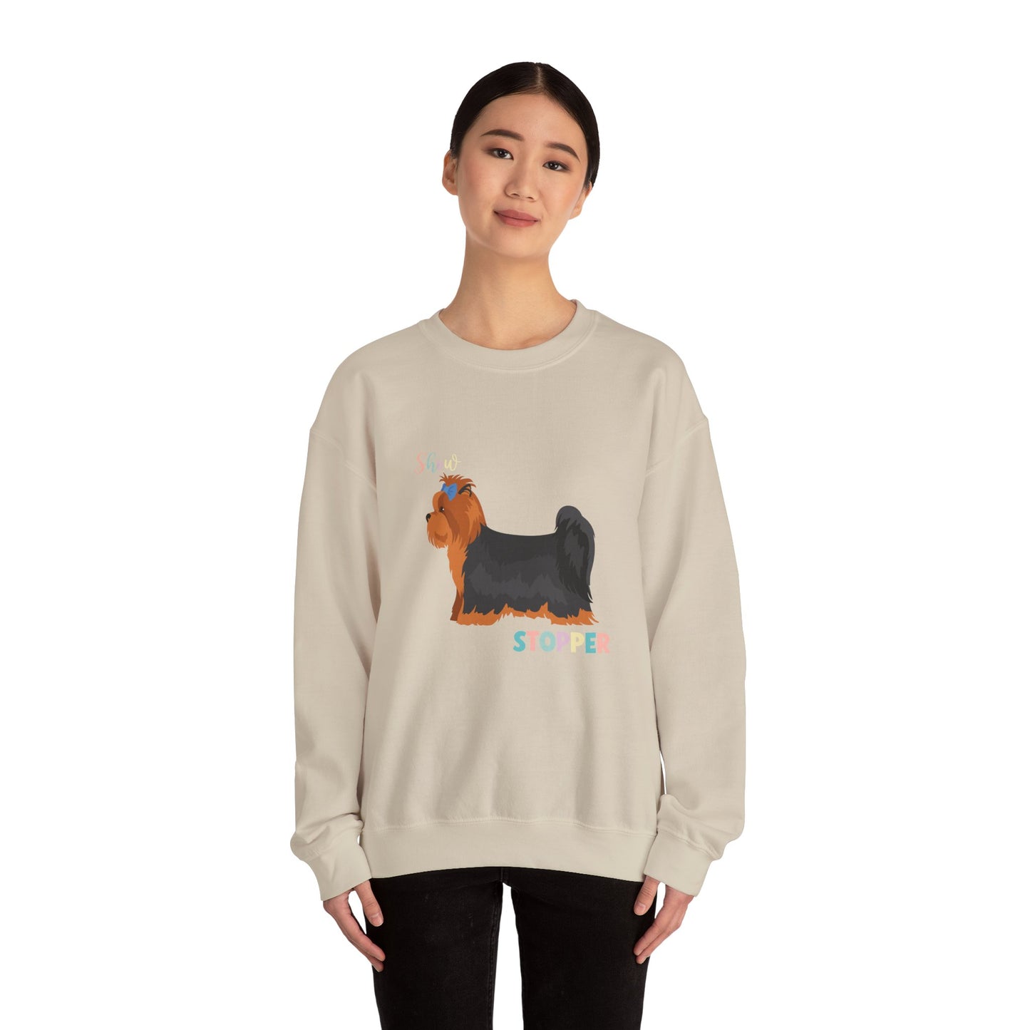 Yorkshire Terrier Dog Unisex Heavy Blend Crewneck Sweatshirt