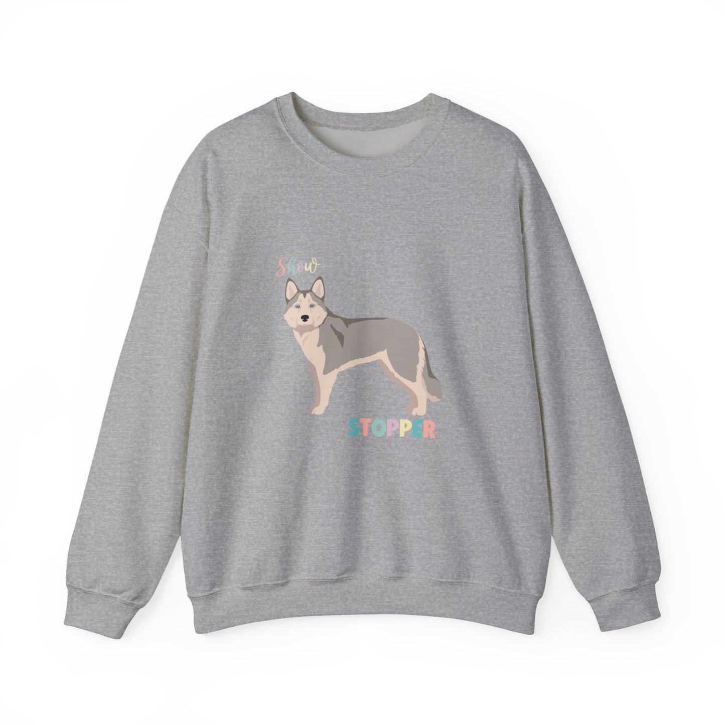 Alaskan Husky Dog Unisex Heavy Blend Crewneck Sweatshirt