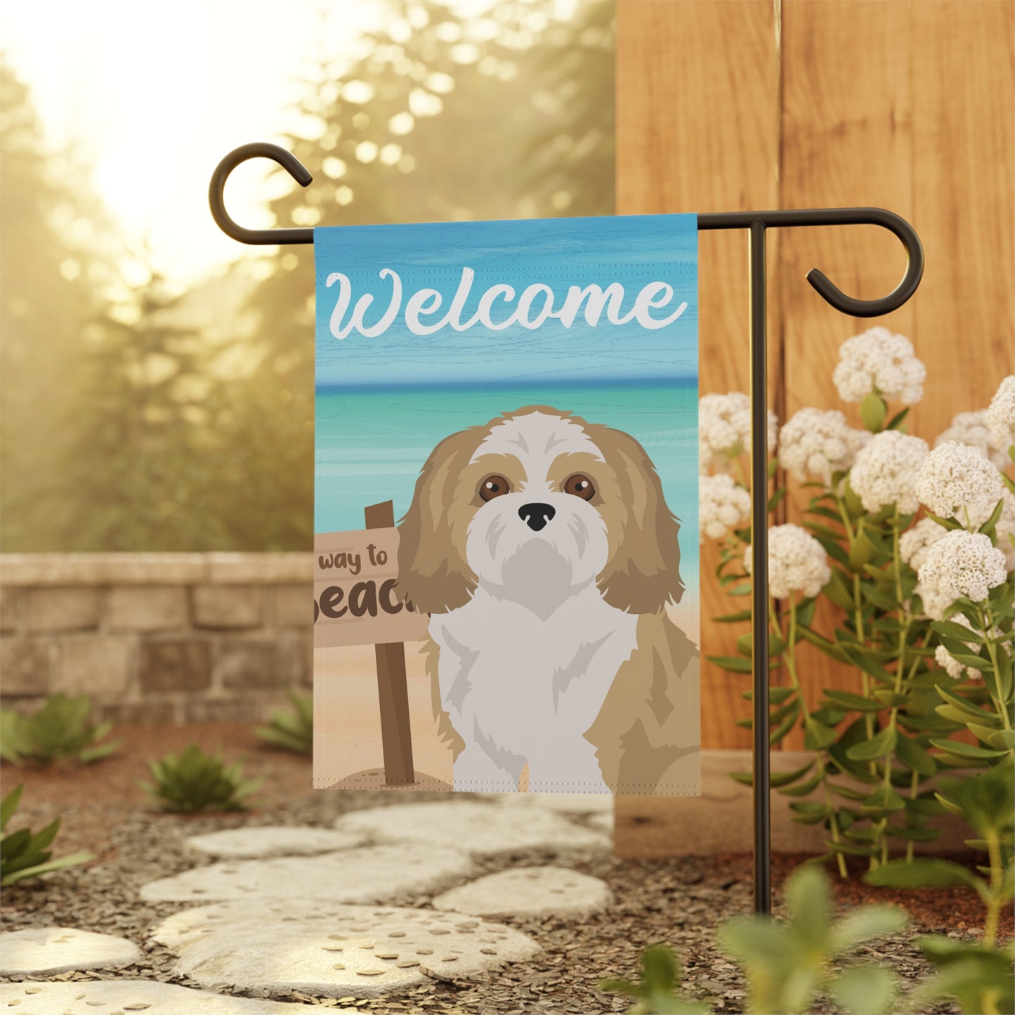 Shih Tzu Dog Garden Flag