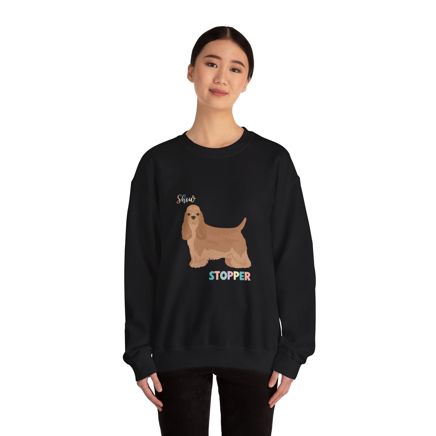 Cocker Spaniel Dog Unisex Heavy Blend Crewneck Sweatshirt