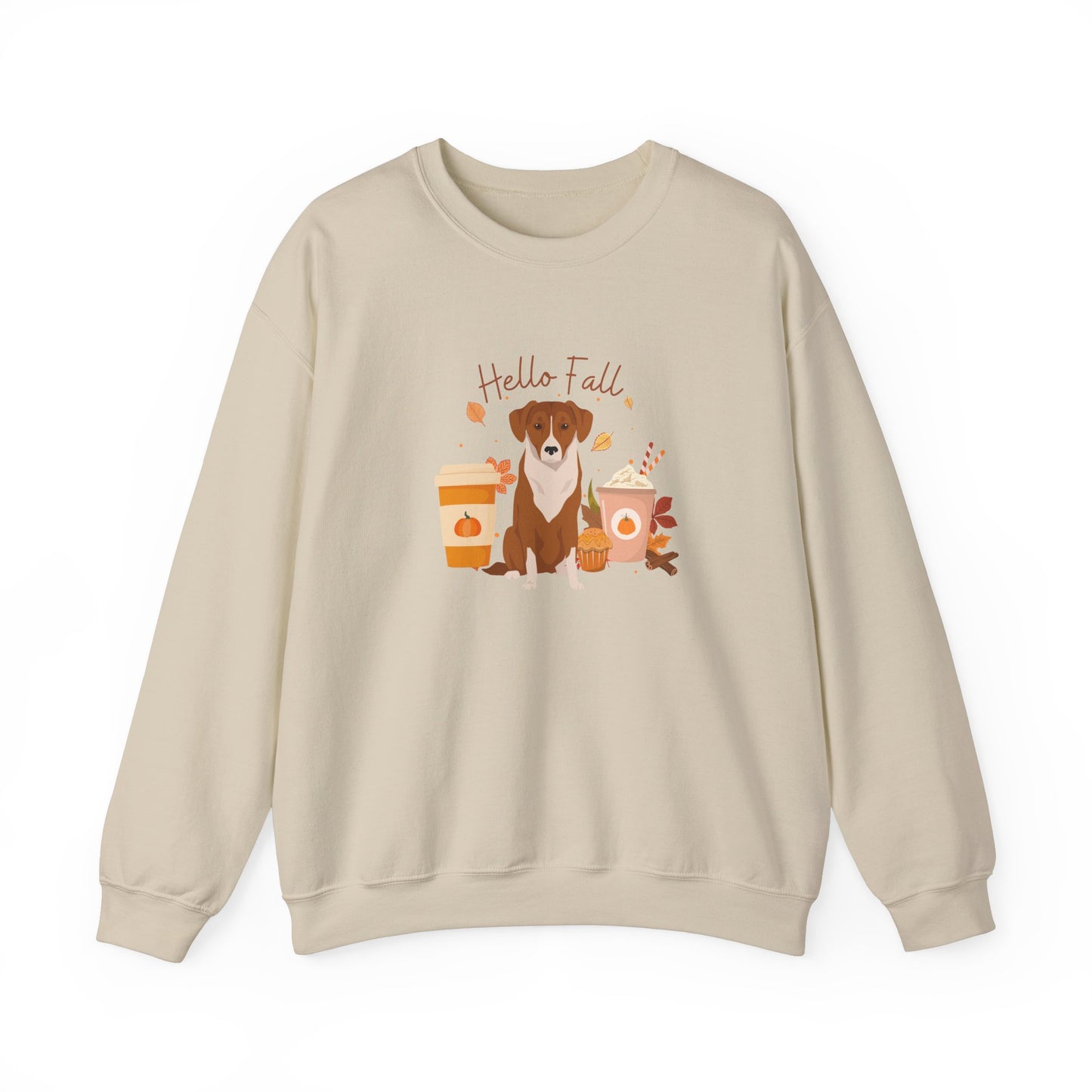 Australian Pinscher Dog Fall Unisex Heavy Blend Crewneck Sweatshirt