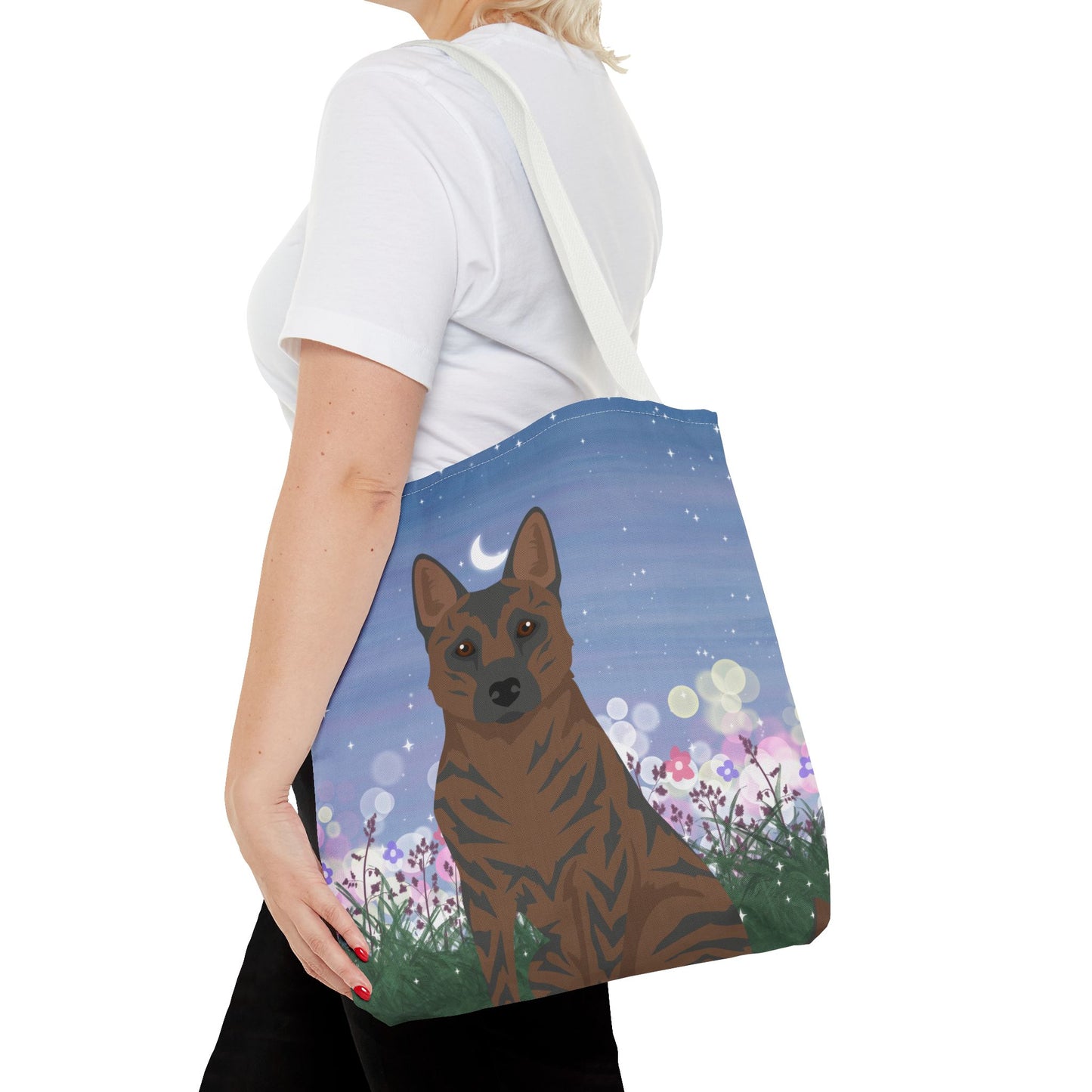 Kai Ken Dog Tote Bag 16x16