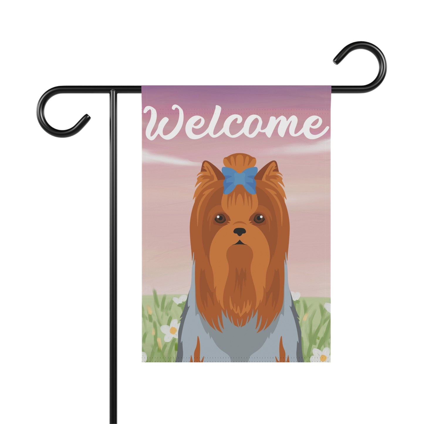 Yorkshire Terrier Dog Welcome Garden Flag
