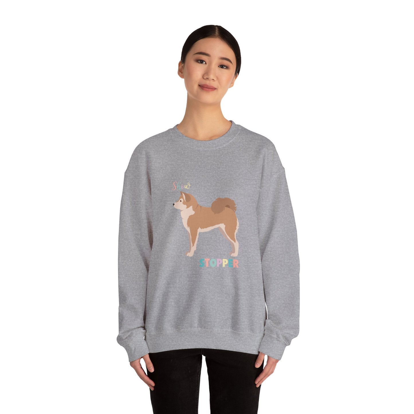 Shiba Inu Dog Unisex Heavy Blend Crewneck Sweatshirt