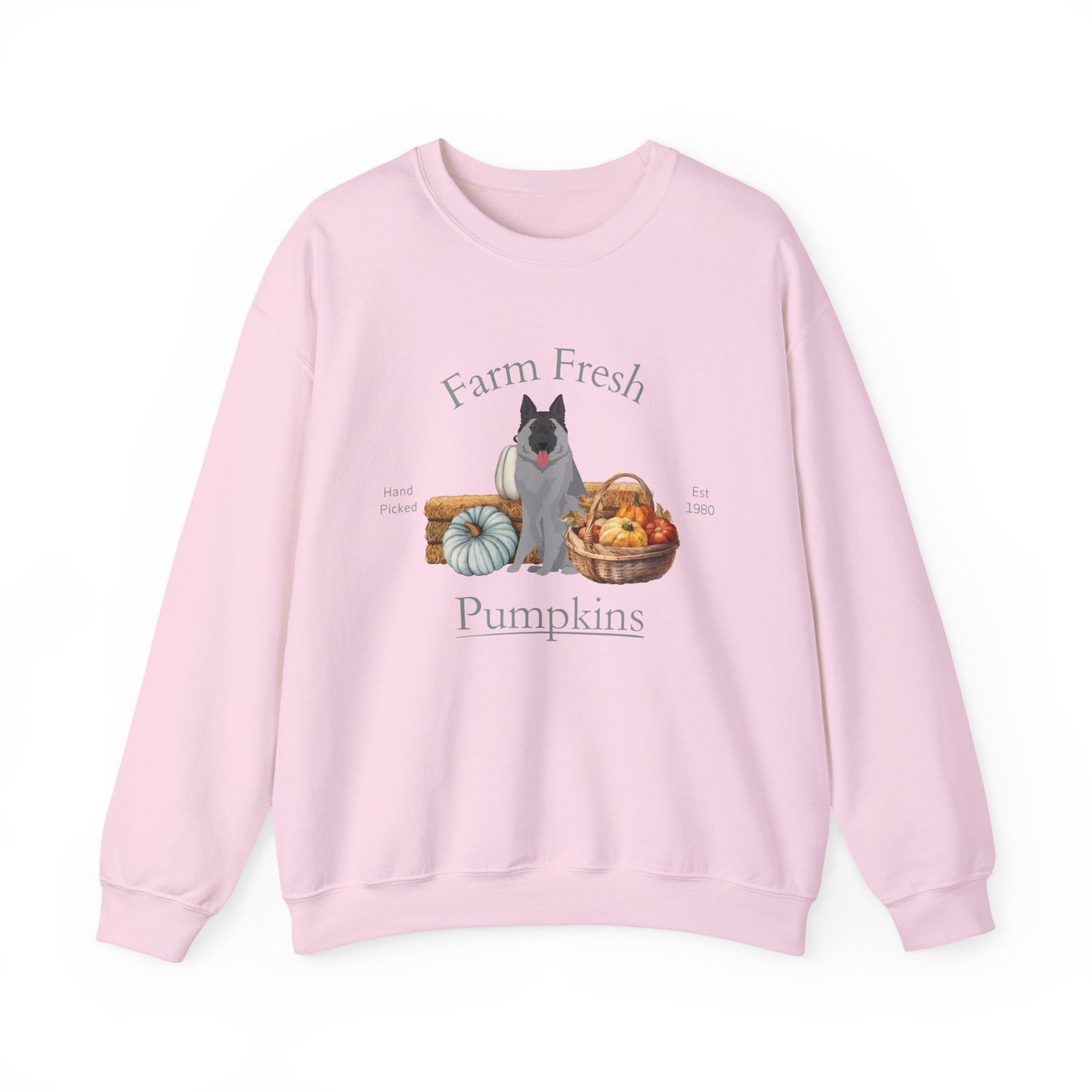 Belgian Tervuren Dog Fall Farm Fresh Unisex Heavy Blend Crewneck Sweatshirt