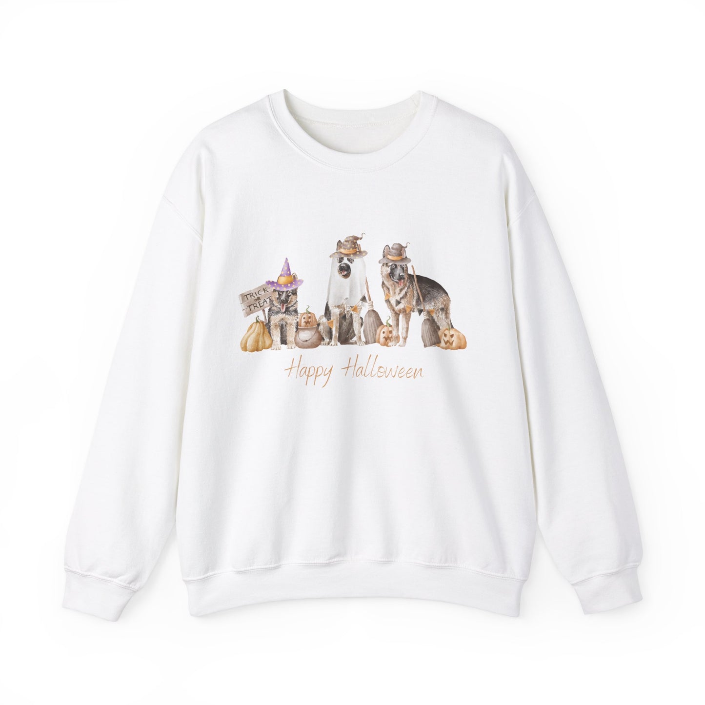 German Shepherd Dog Halloween Unisex Heavy Blend Crewneck Sweatshirt