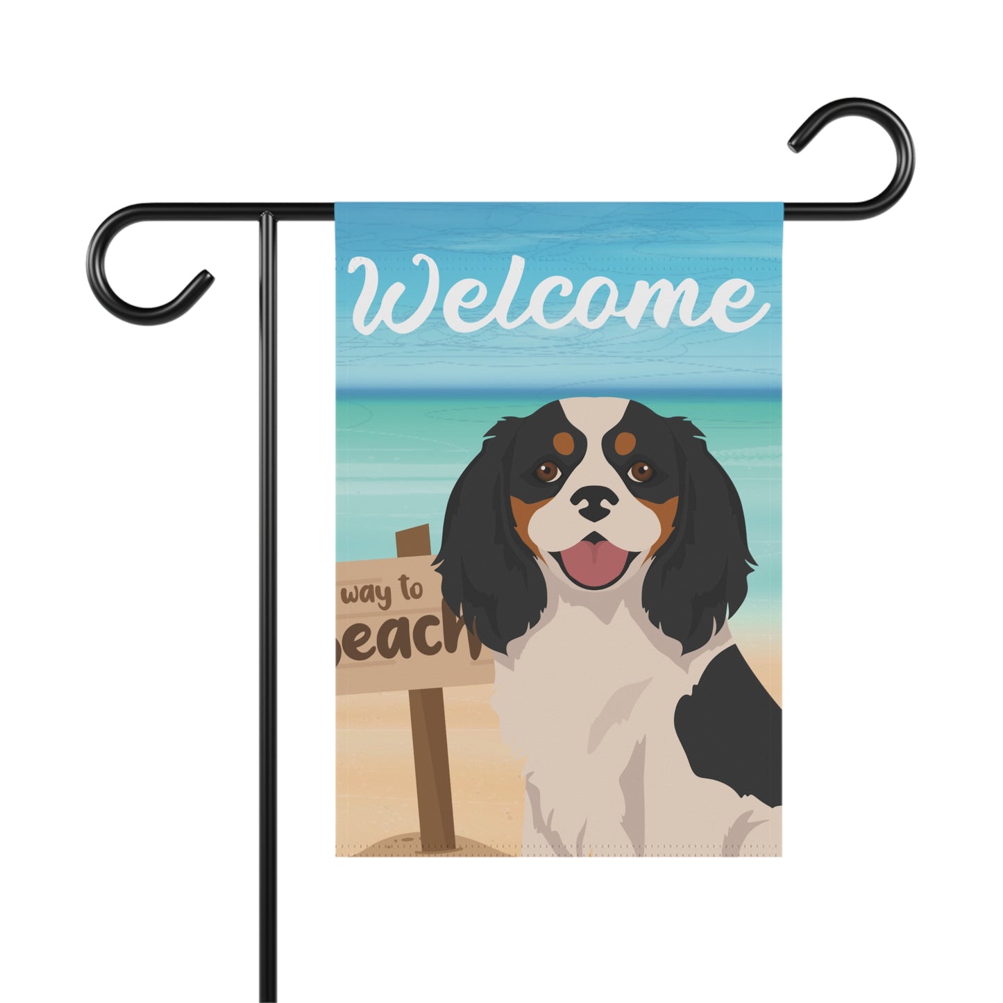 Cavalier King Charles Spaniel Dog Garden Flag