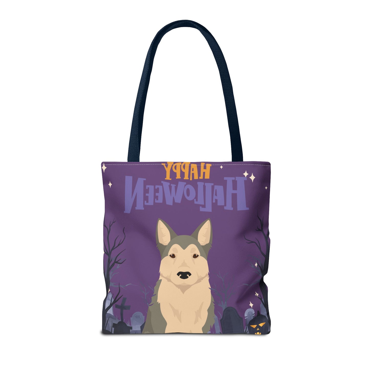 West Siberian Laika Dog Happy Halloween Tote Bag 16x16