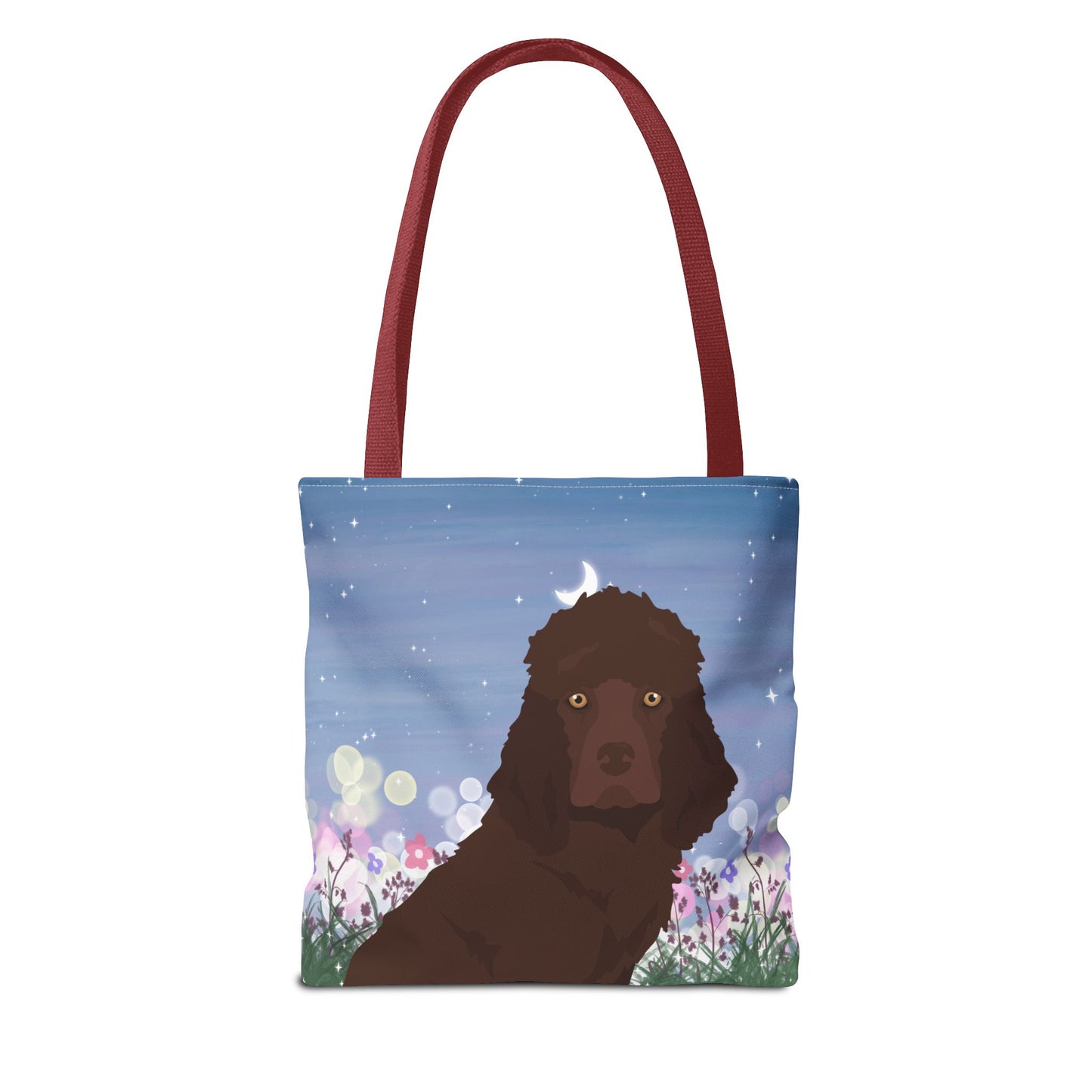 Irish Water Spaniel Dog Tote Bag 13x13