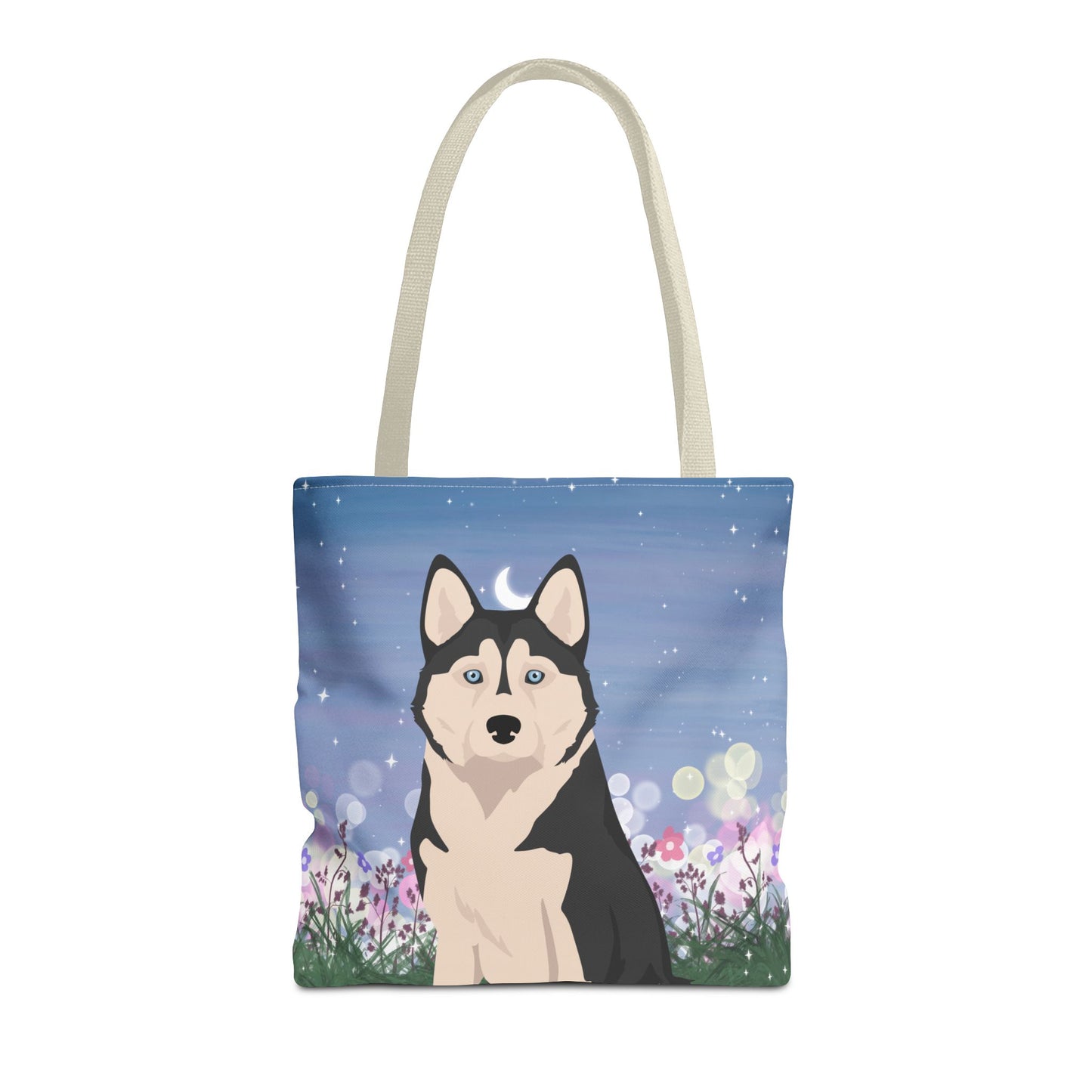 Alaskan Husky Dog Tote Bag 16x16