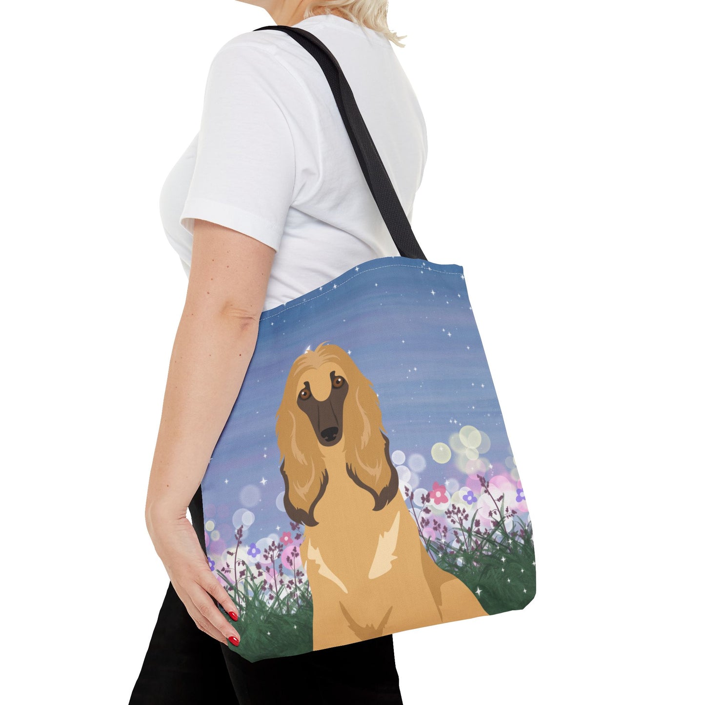 Afghan Hound Dog Tote Bag 16x16