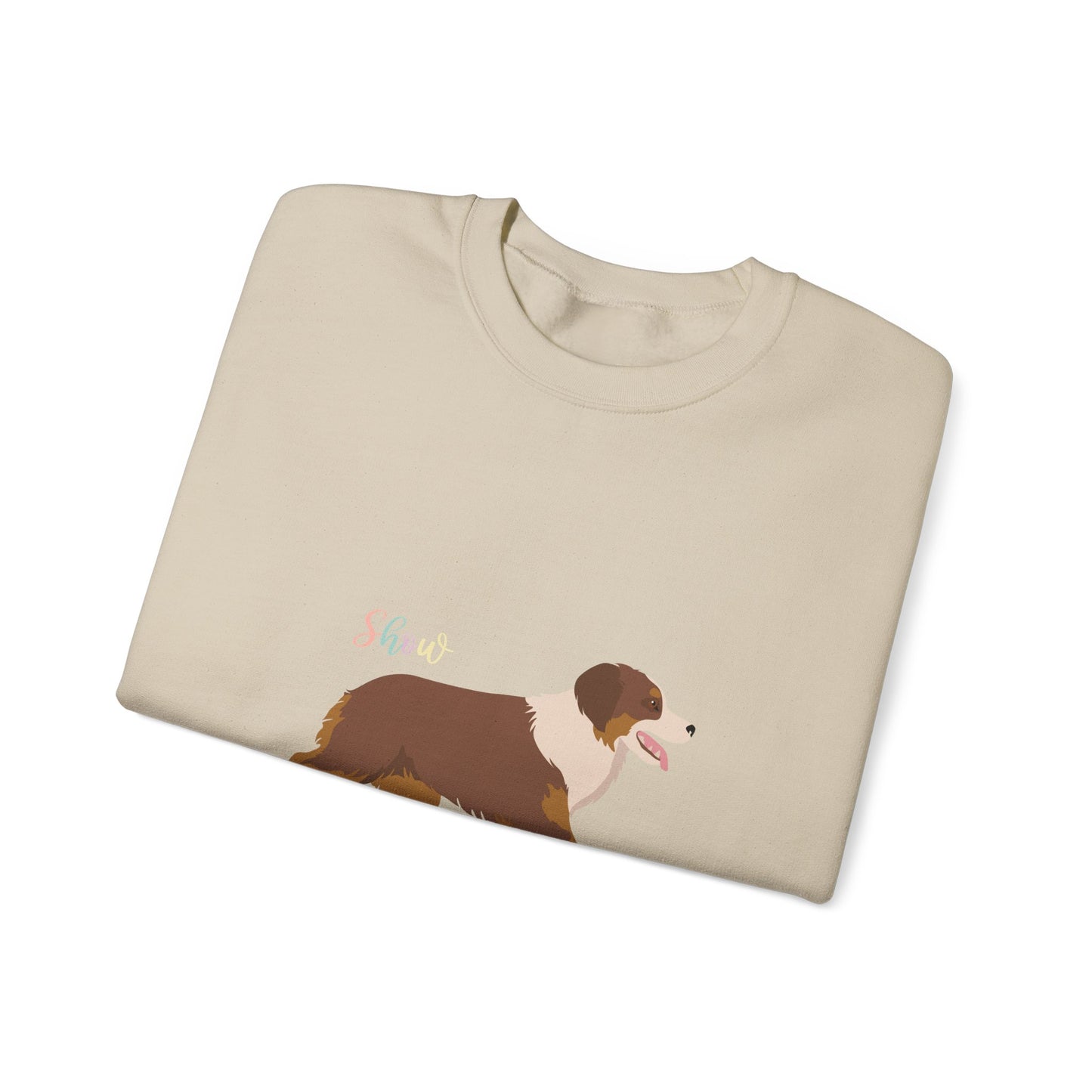Miniature American Shepherd Dog Dog Unisex Heavy Blend Crewneck Sweatshirt