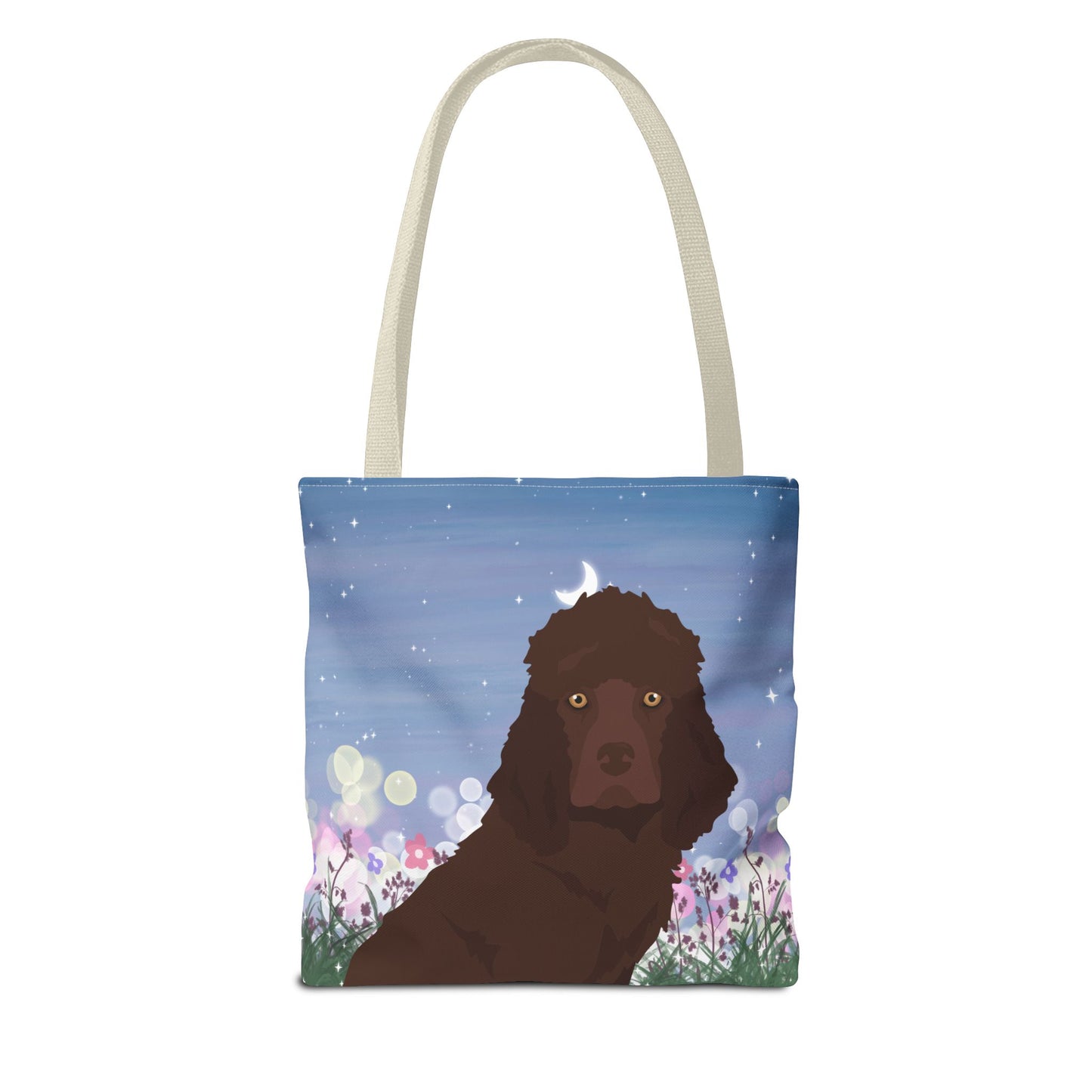 Irish Water Spaniel Dog Tote Bag 13x13
