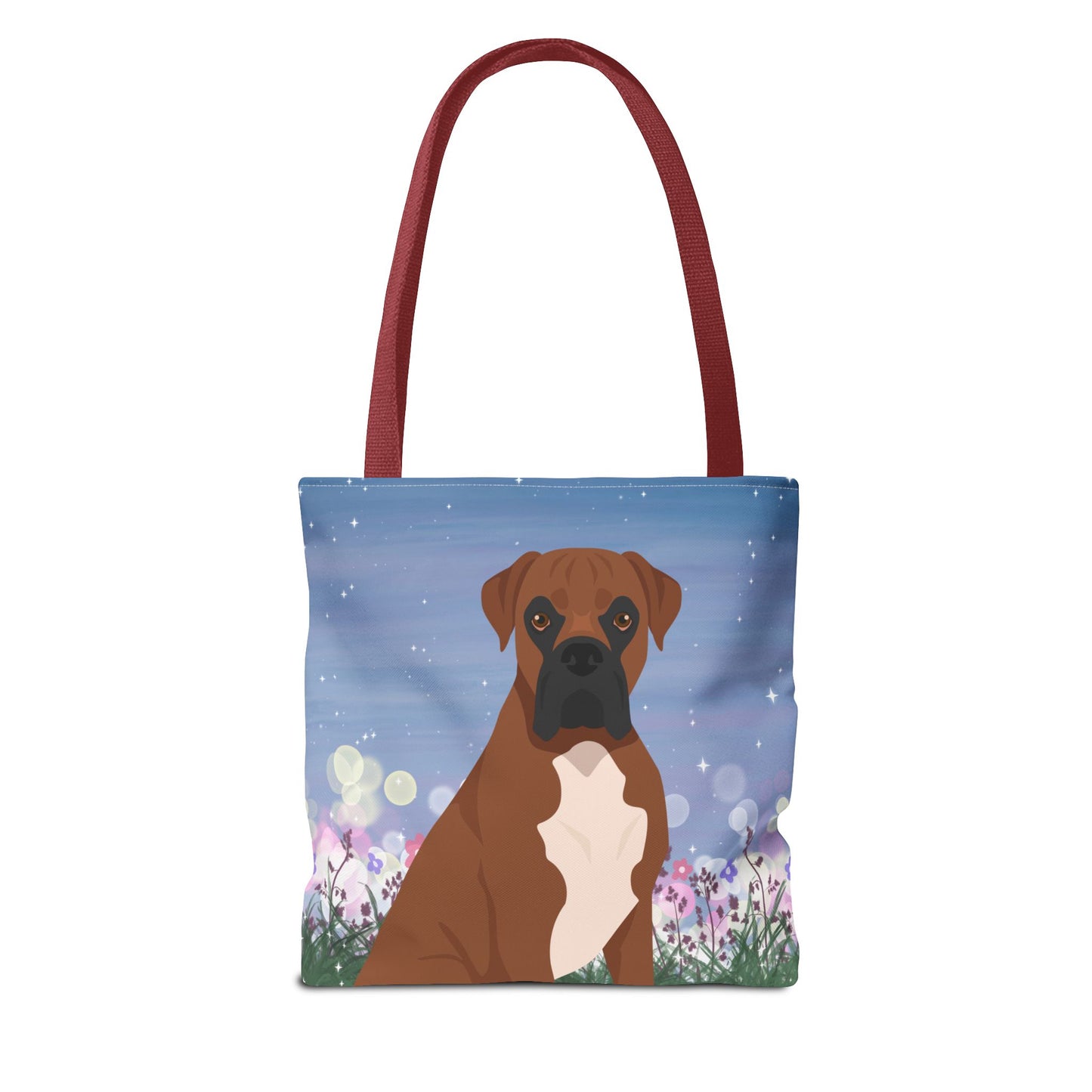 Boxer Dog Tote Bag 13x13