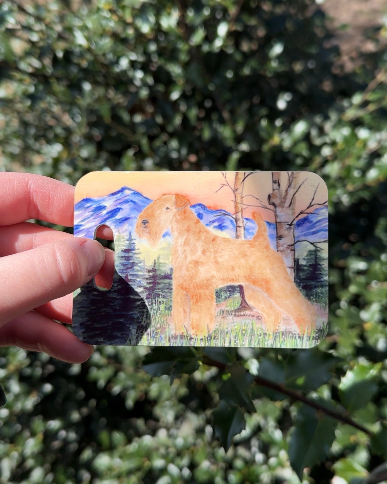 Lakeland Terrier Dog Luggage Tag