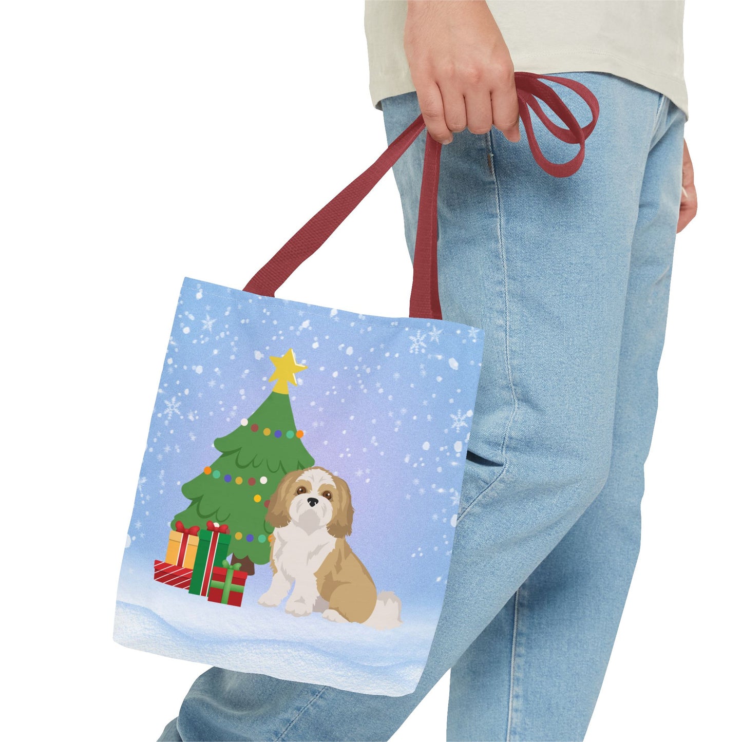 Shih Tzu Dog Tote Bag, Dog Mom Gift