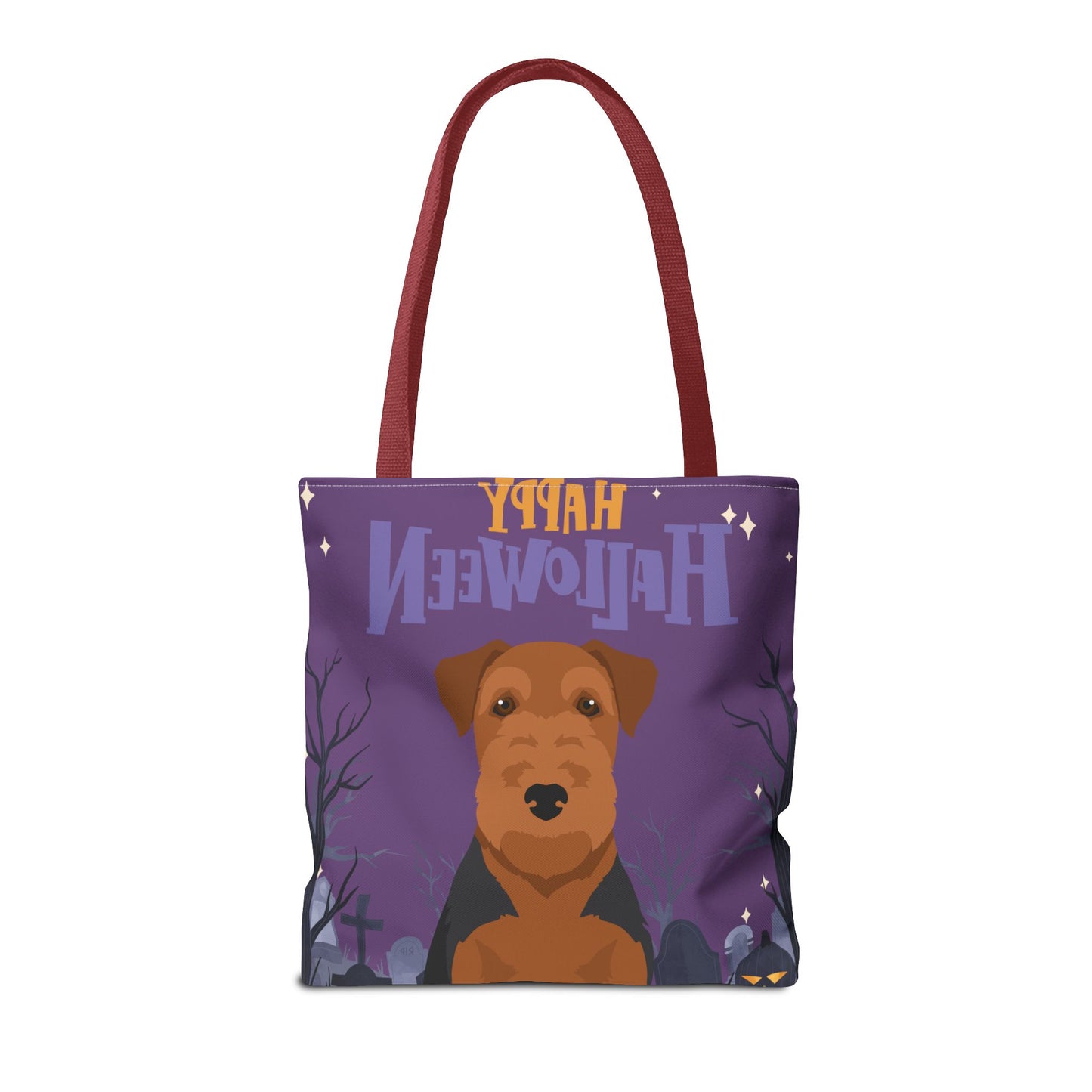 Welsh Terrier Dog Happy Halloween Tote Bag 16x16