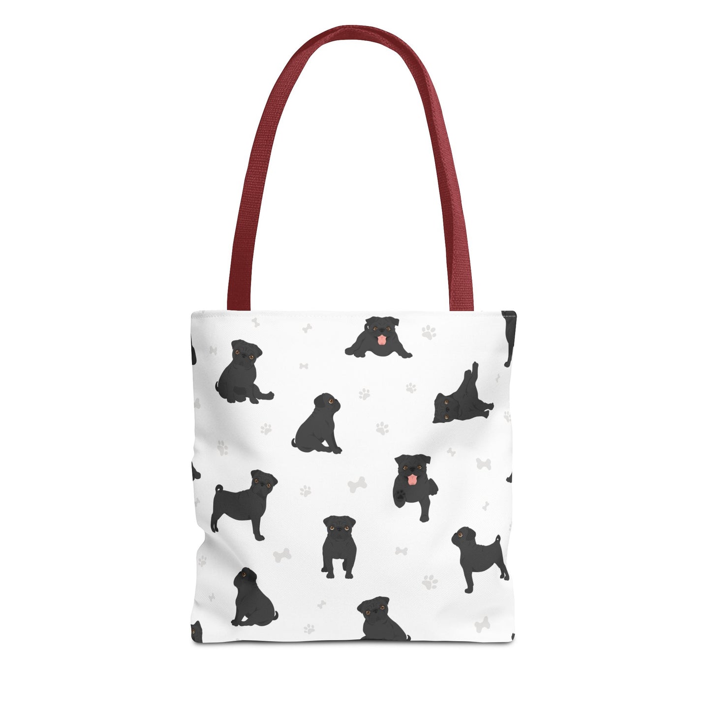 Pug Dog Tote Bag, Dog Mom Gift