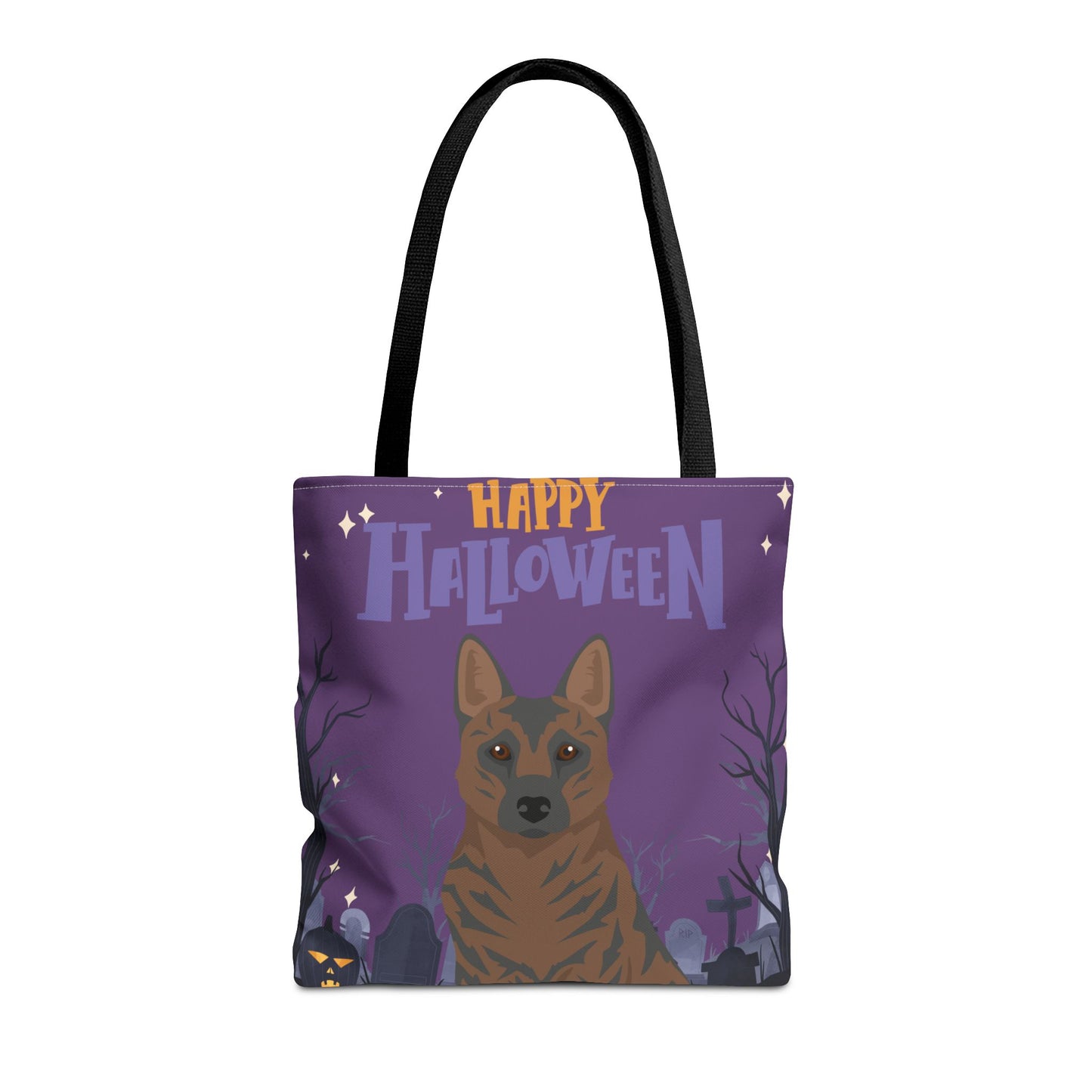 Kai Ken Dog Happy Halloween Tote Bag 16x16