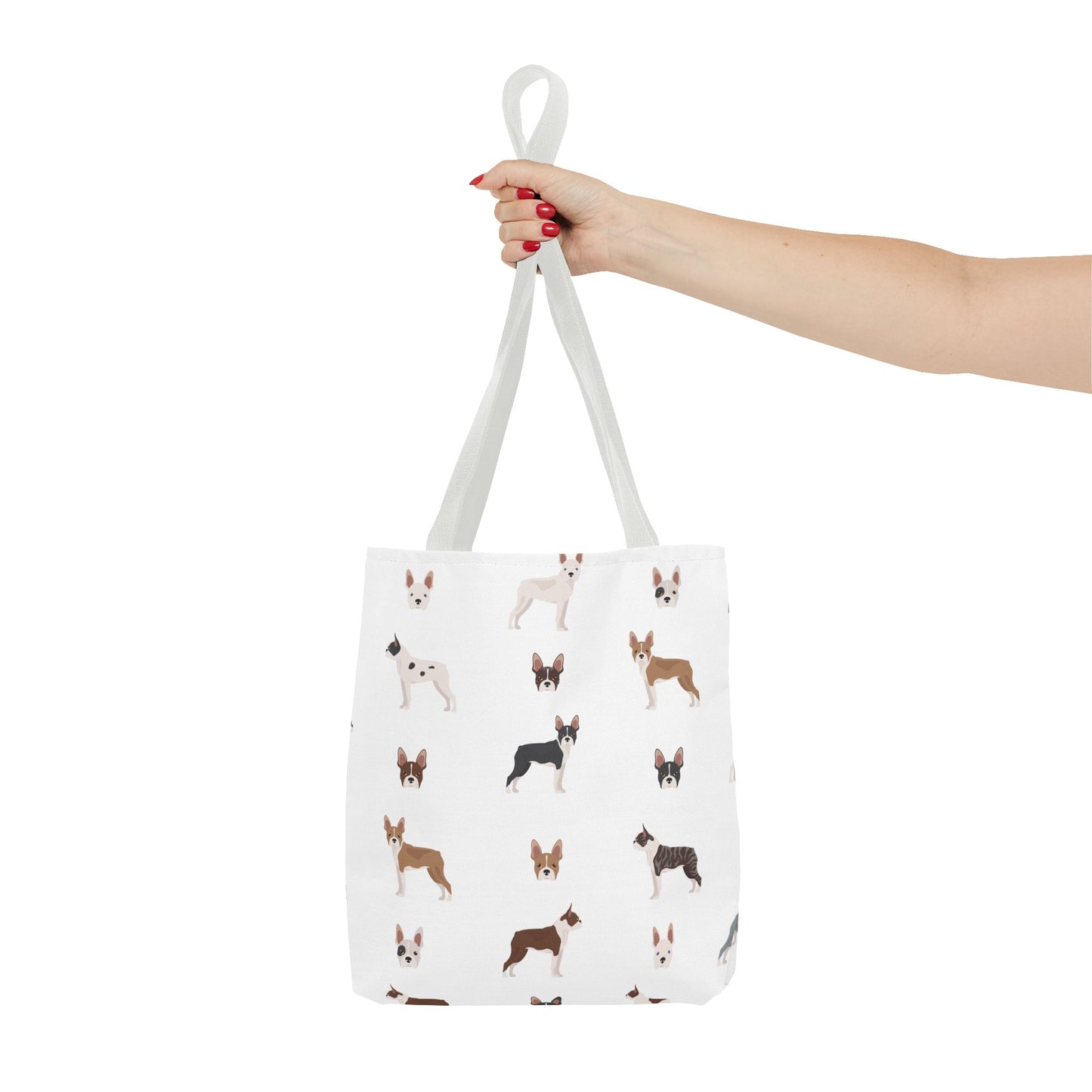 Boston Terrier Dog Tote Bag, Terrier Dog Mom Gift