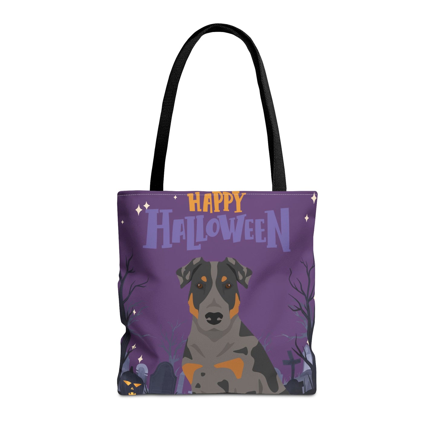 Beauceron Dog Happy Halloween Tote Bag 16x16