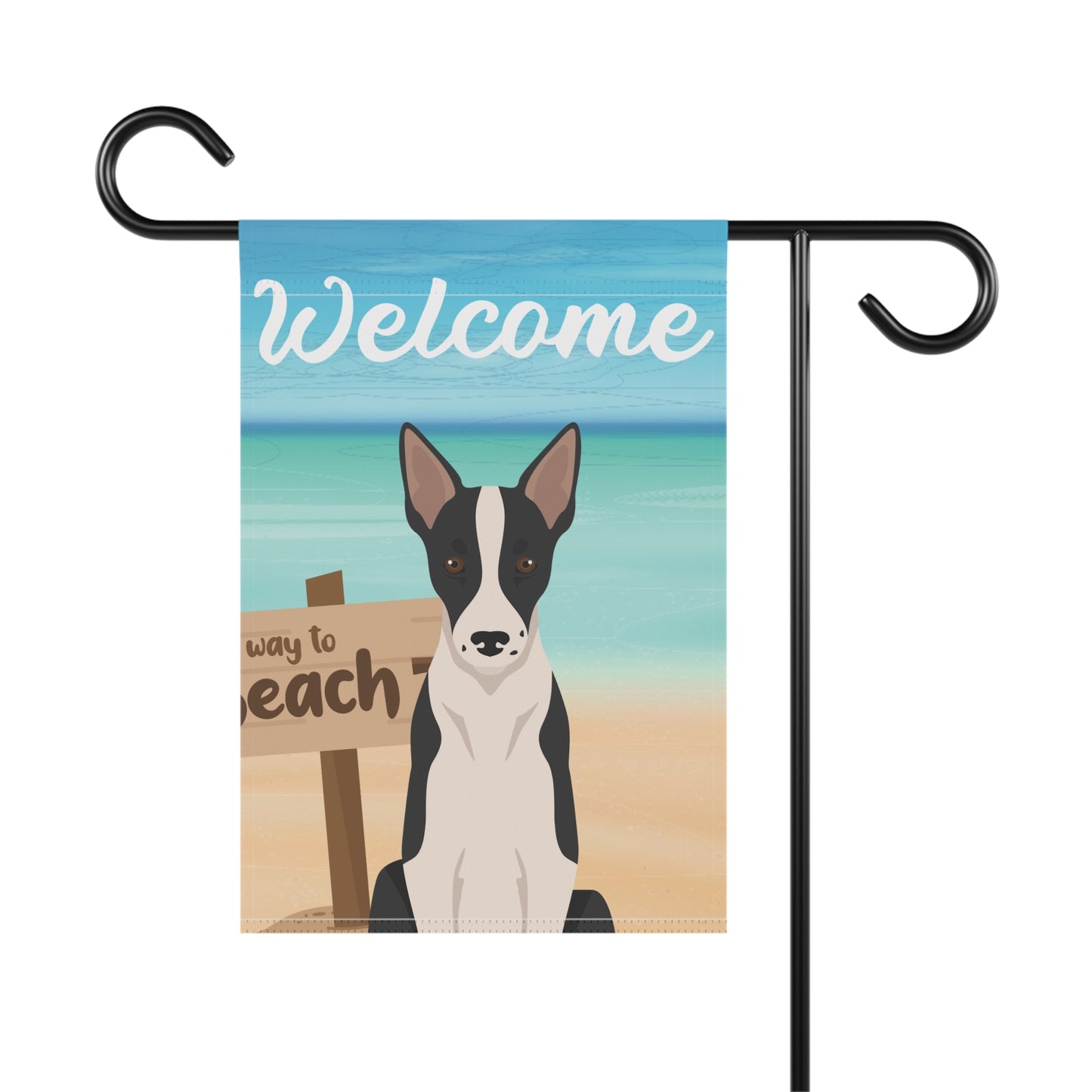 Border Collie Dog Garden Flag