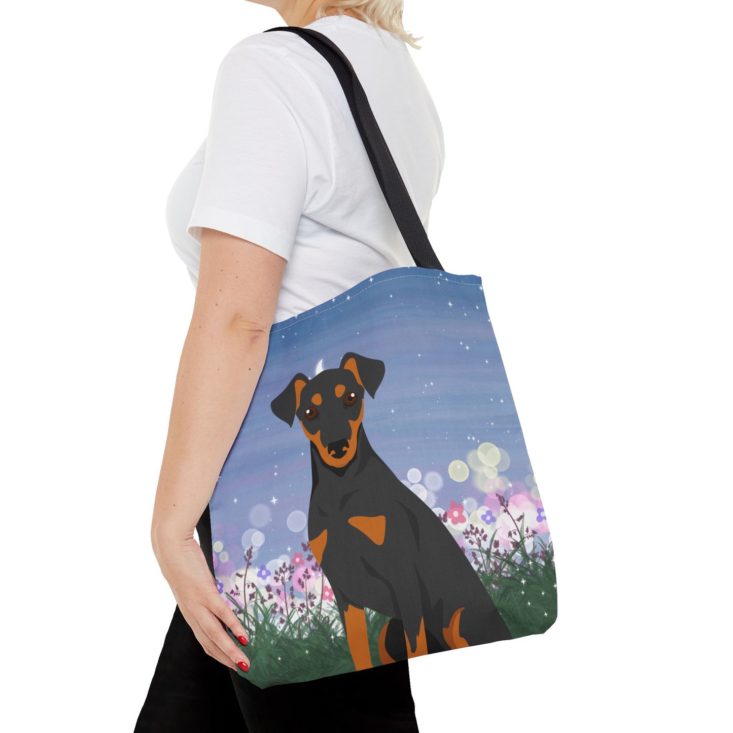 German Pinscher Dog Tote Bag 16x16