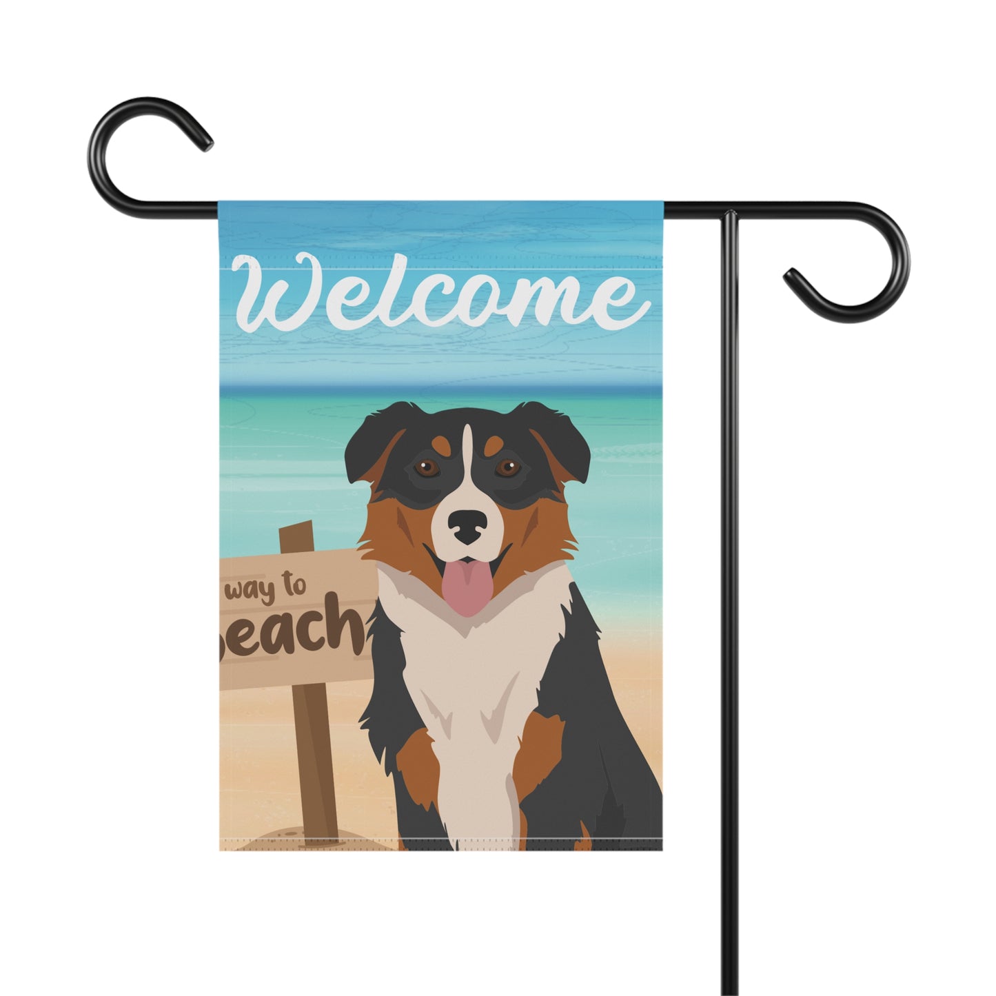 English Shepherd Dog Garden Flag
