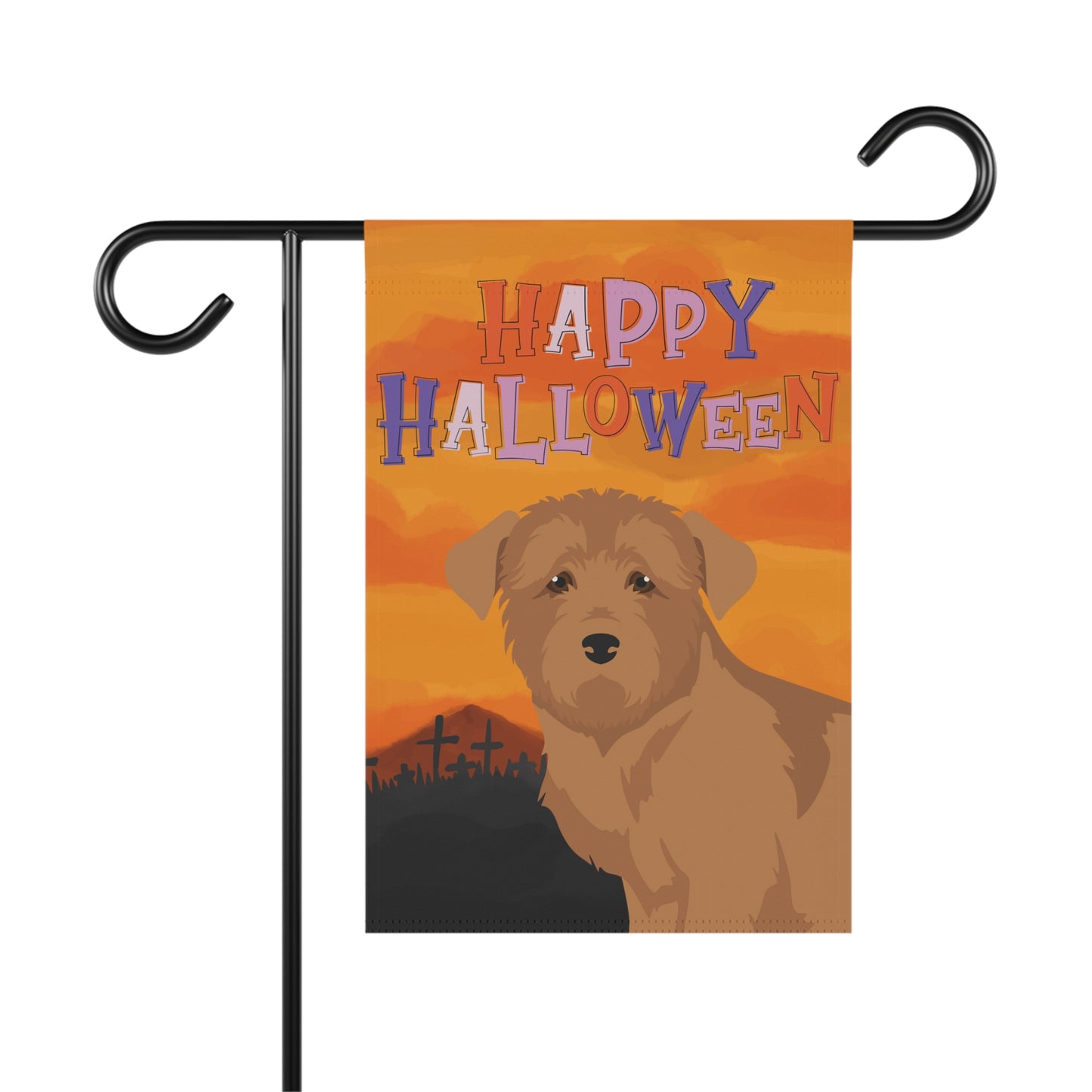 Glen Of Imaal Dog Halloween Garden Flag