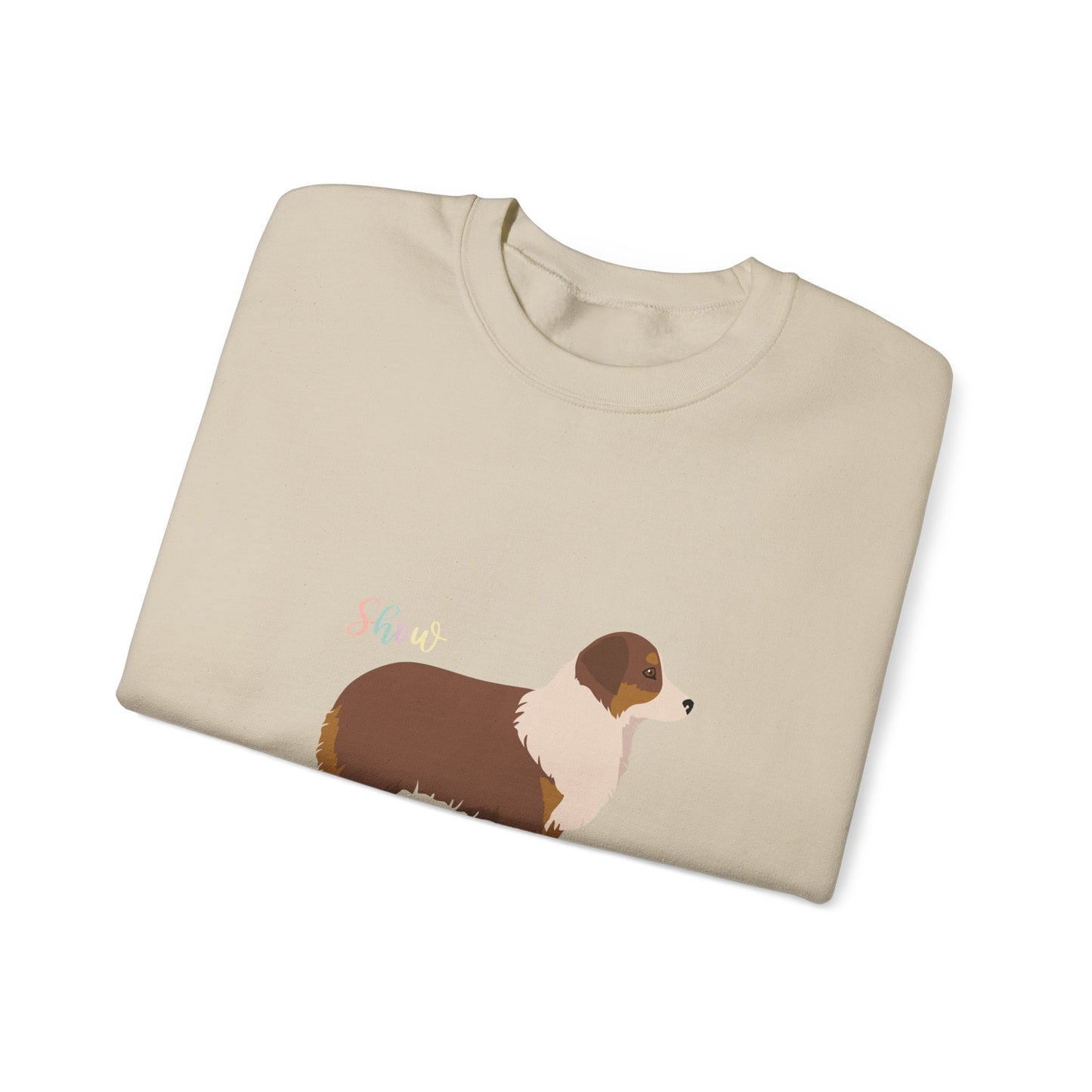 Miniature American Shepherd Dog Unisex Heavy Blend Crewneck Sweatshirt