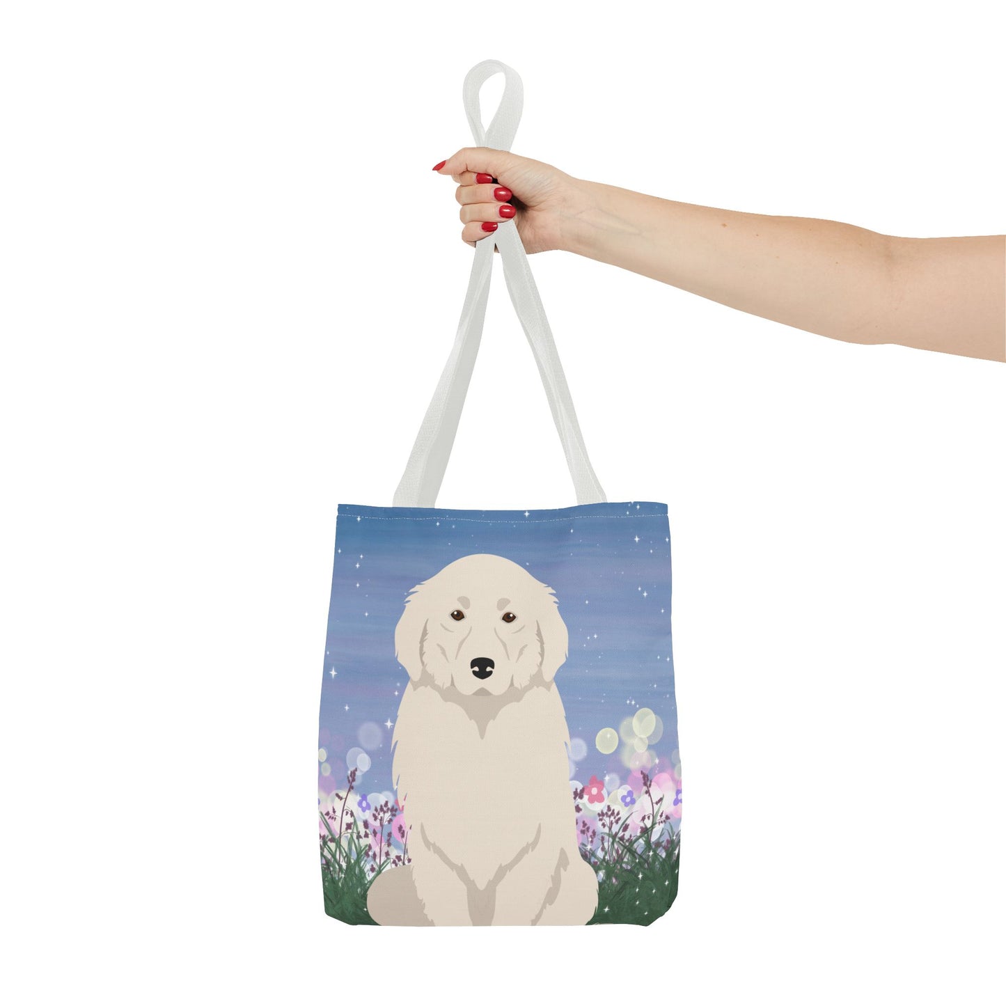 Great Pyrenees Dog Tote Bag 13x13