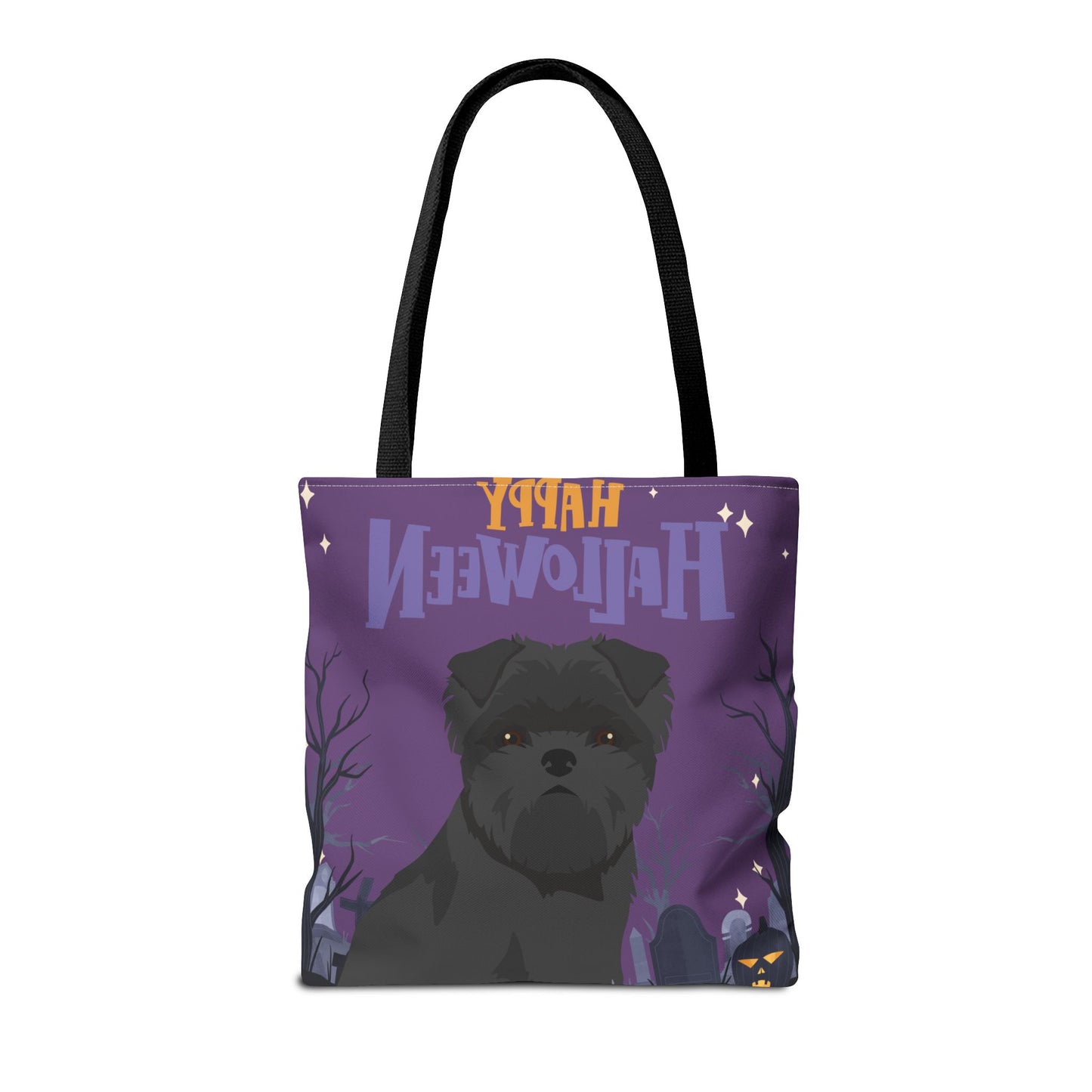 Affenpinscher Dog Happy Halloween Tote Bag 16x16