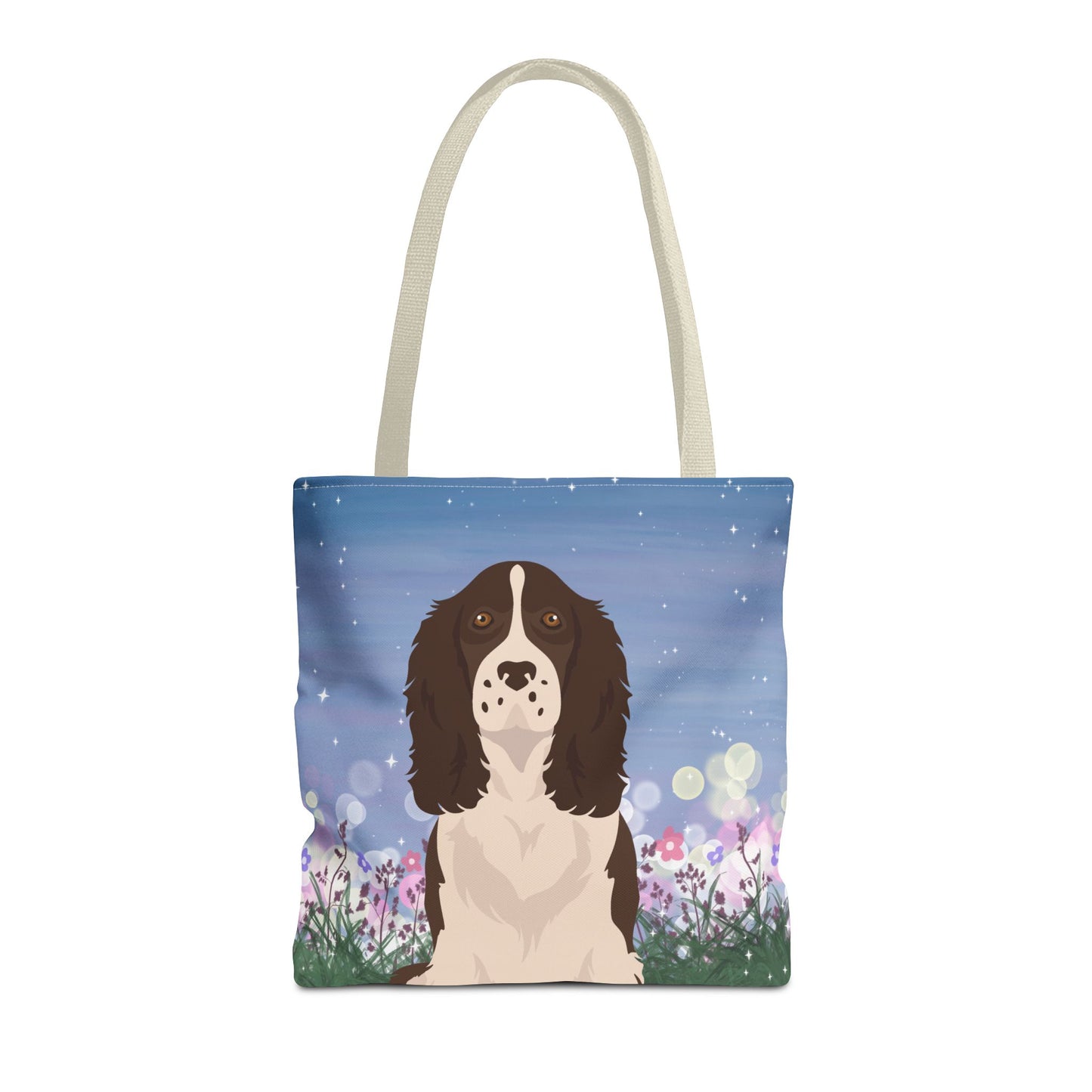 Springer Speniel Dog Tote Bag 16x16