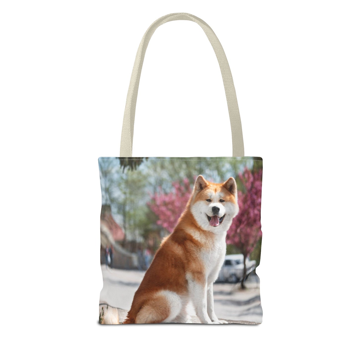 Japanese Akita Dog Tote Bag 13x13