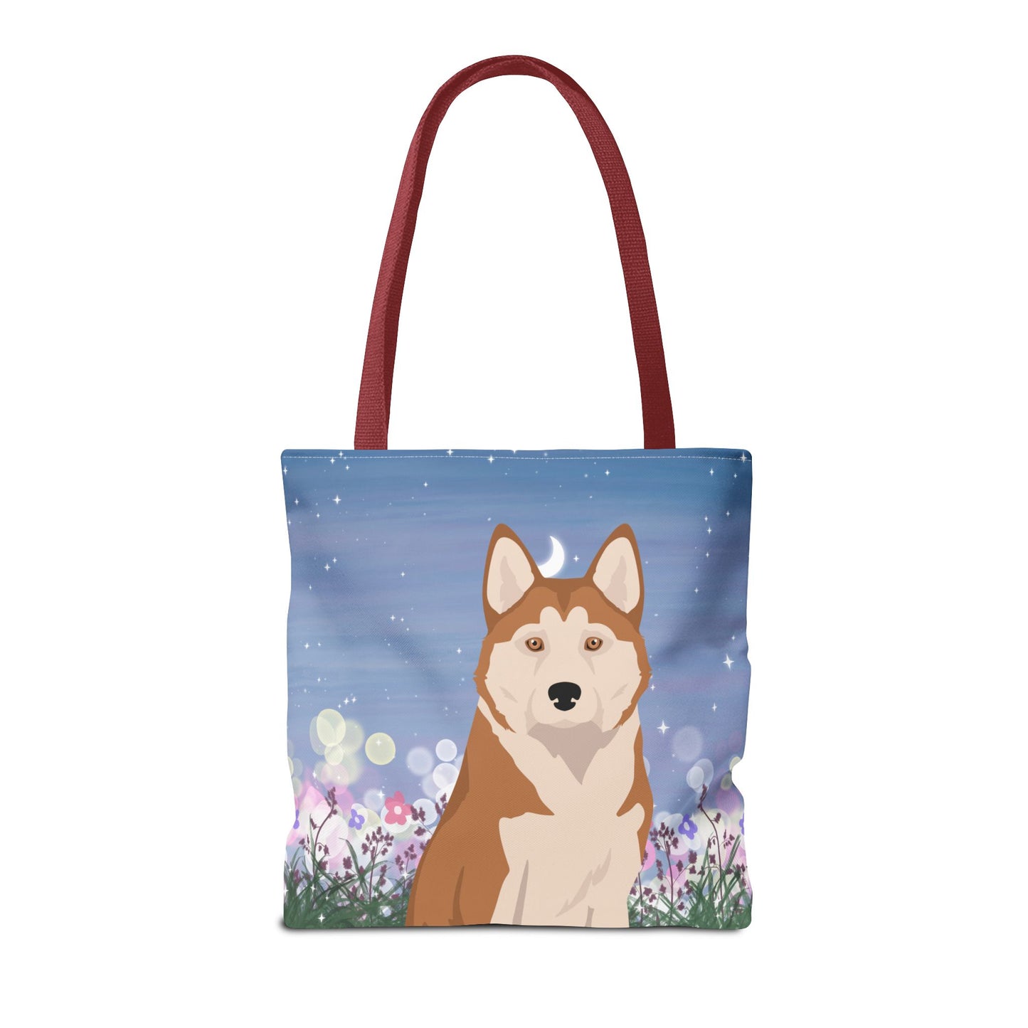 Alaskan Husky Dog Tote Bag 16x16