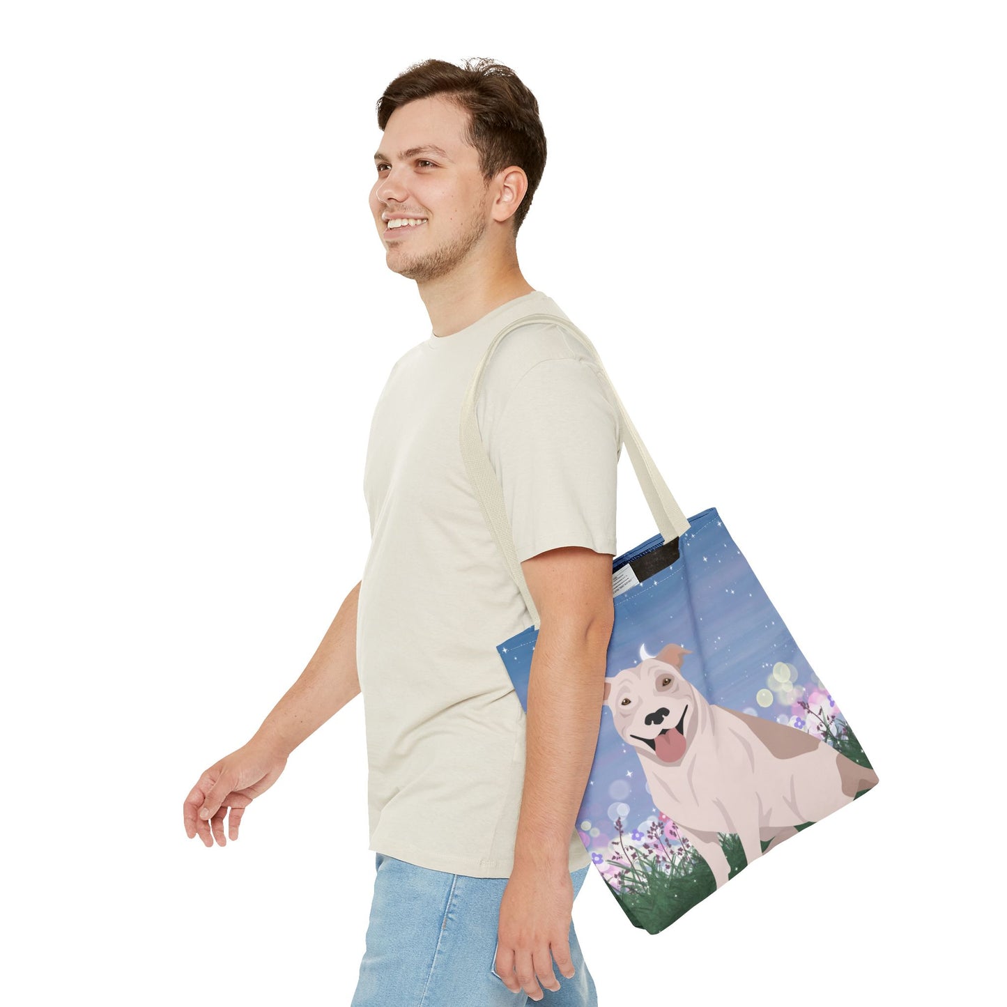 Pit Bull Dog Tote Bag 16x16