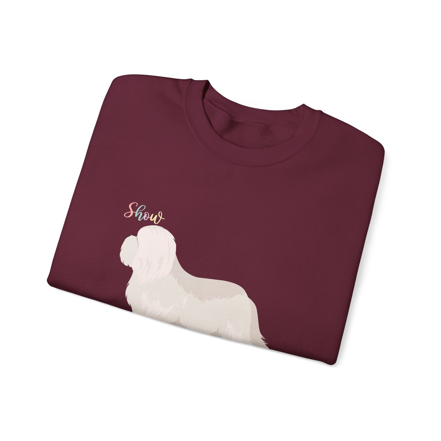 Coton De Tulear Dog Unisex Heavy Blend Crewneck Sweatshirt
