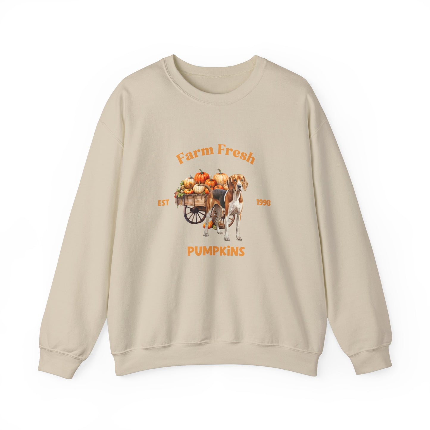 American Foxhound Dog Fall Unisex Heavy Blend Crewneck Sweatshirt