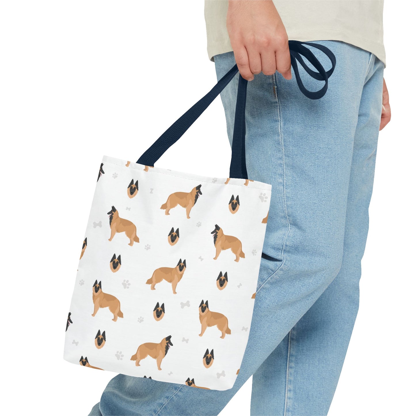 Belgian Tervuren Dog Tote Bag, Sheepdog Dog Mom Gift