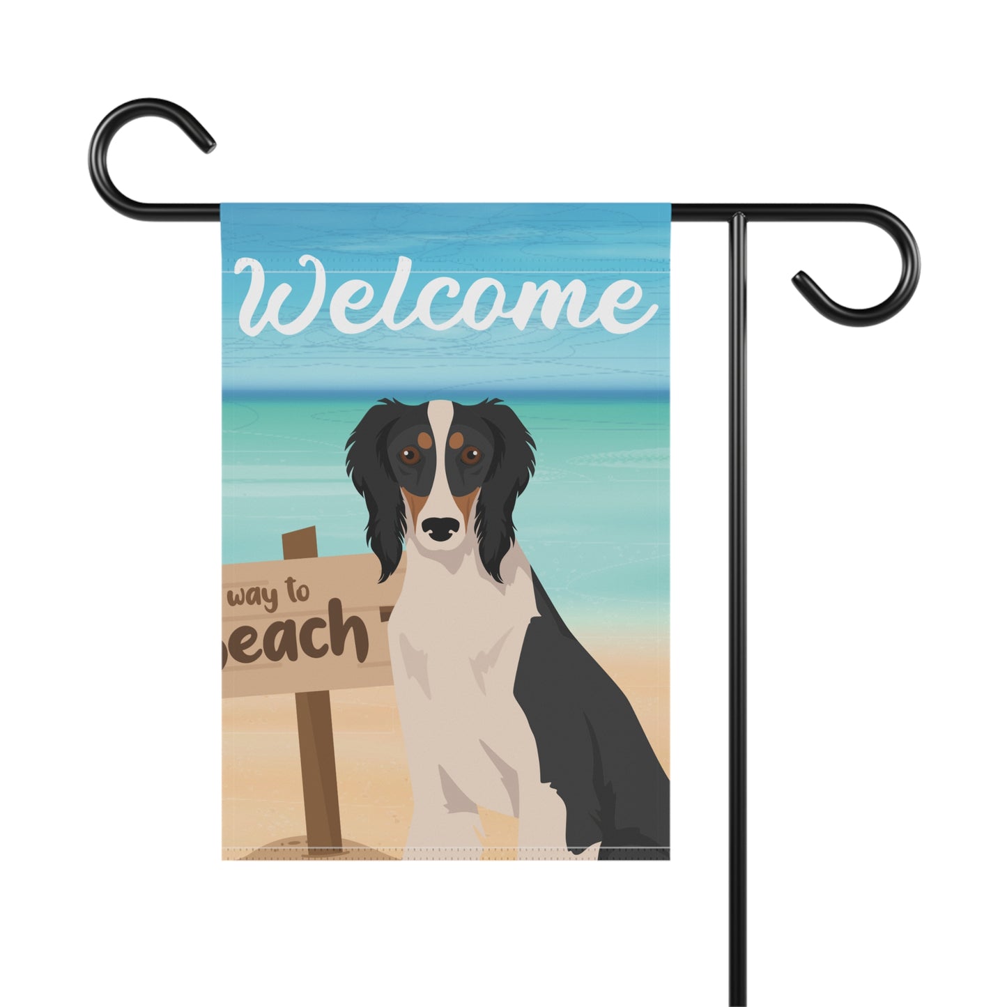 Saluki Dog Garden Flag
