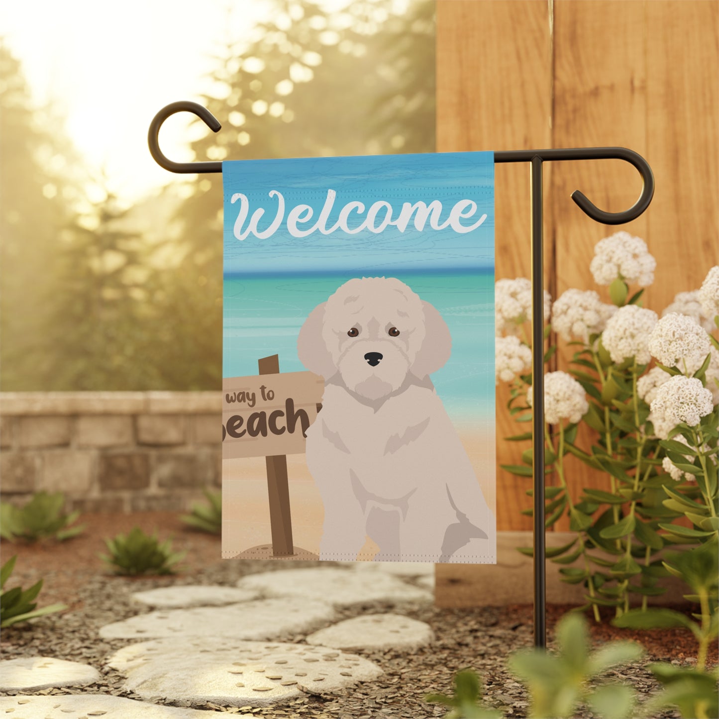 Lagotto Romagnolo Dog Garden Flag