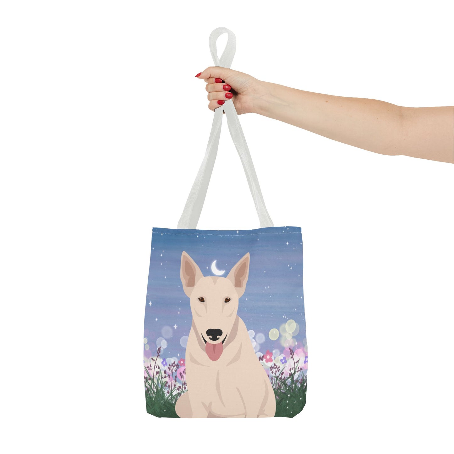 Bull Terrier Dog Tote Bag 13x13