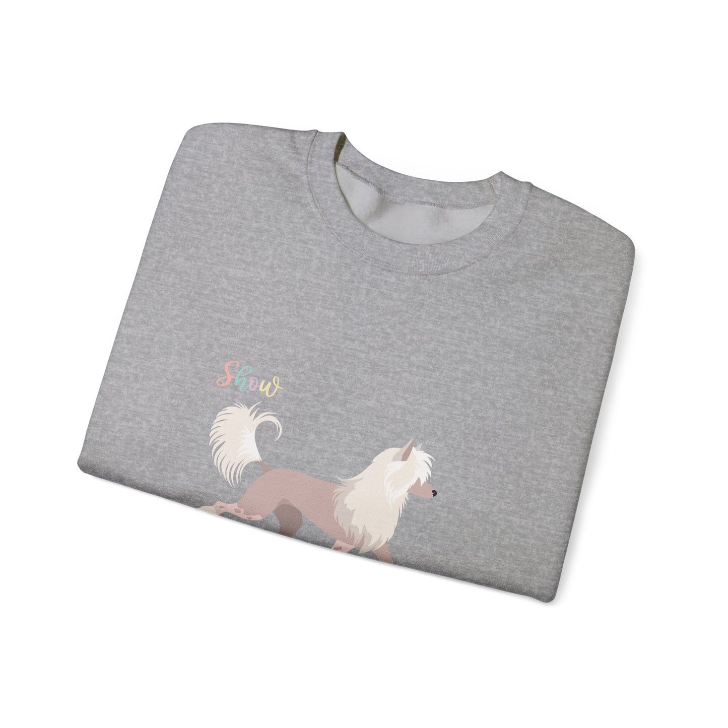 Chinese Crested Dog Dog Unisex Heavy Blend Crewneck Sweatshirt