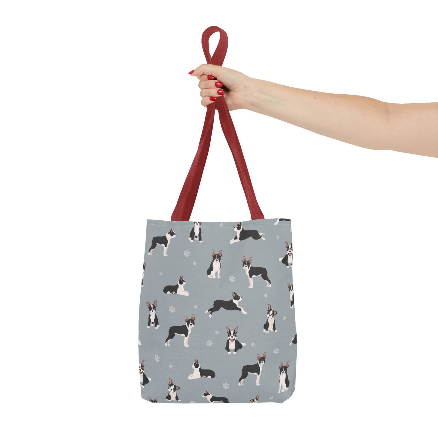 Boston Terrier Dog Tote Bag, Terrier Dog Mom Gift
