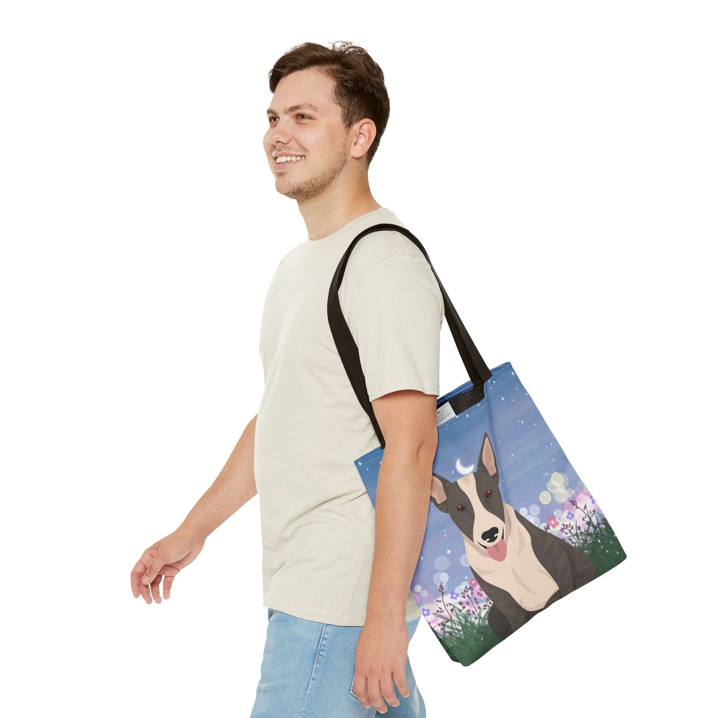 Bull Terrier Dog Tote Bag 16x16