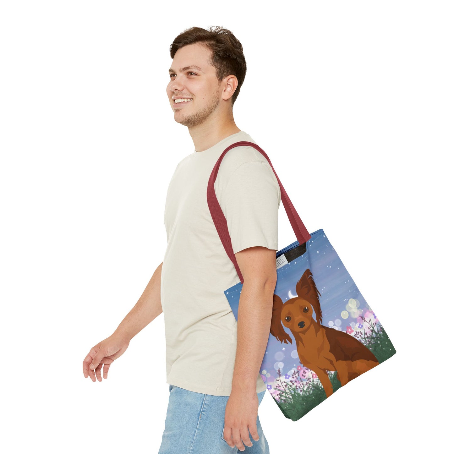 Russian Toy Terrier Dog Tote Bag 16x16