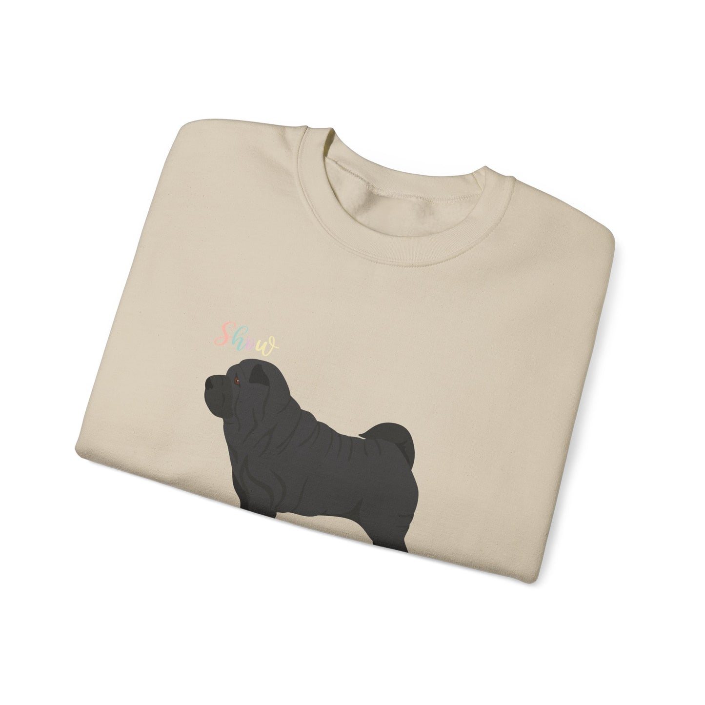 Shar Pei Dog Unisex Heavy Blend Crewneck Sweatshirt