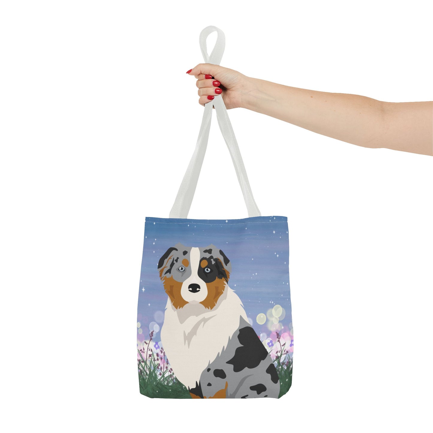 Australian Shepherd Dog Tote Bag 13x13